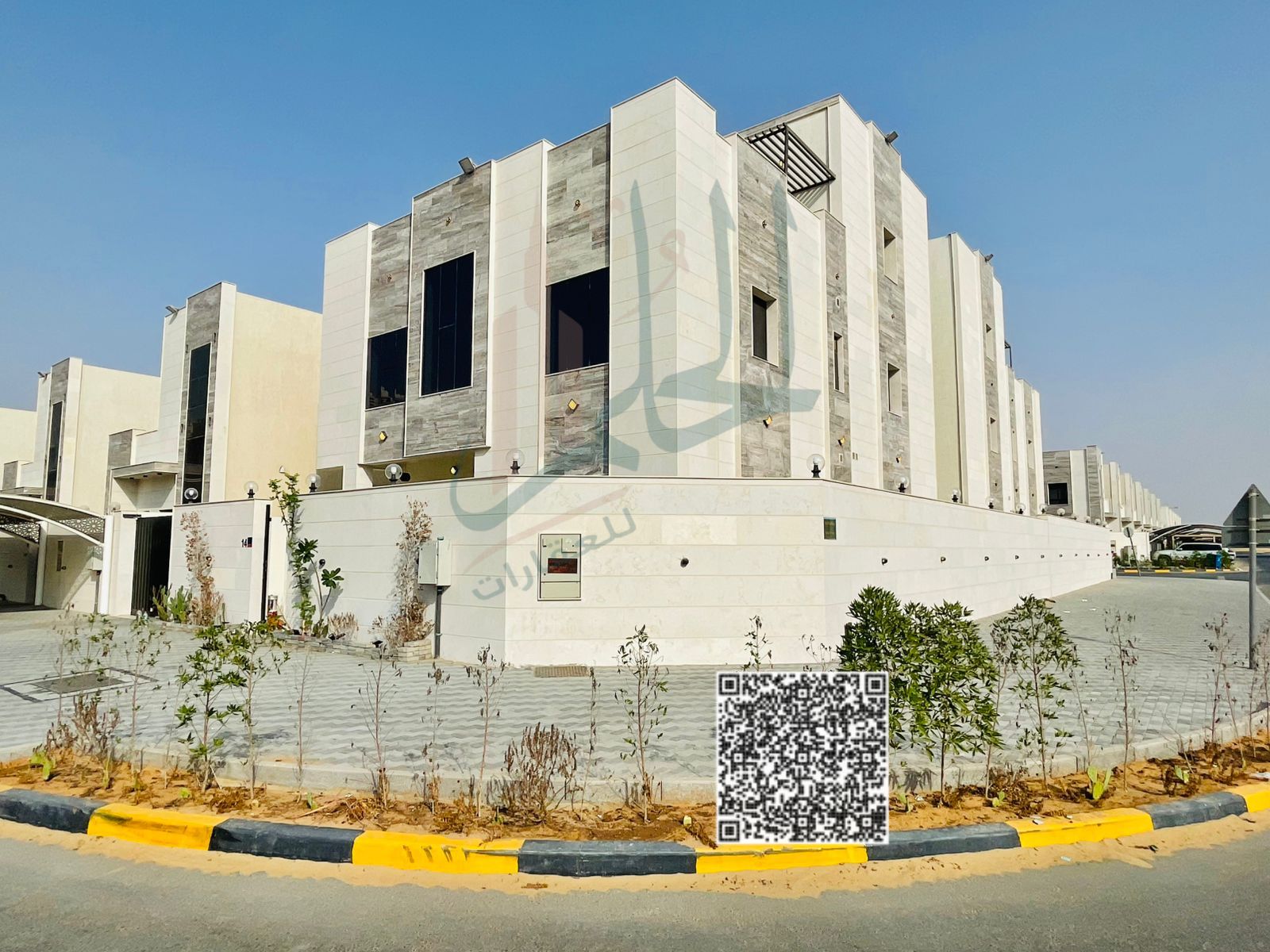 Villa for rent in Ajman, Al Amerah area A prime location on a corner with two streets and the villa is brand new. Maid’s room Storage room