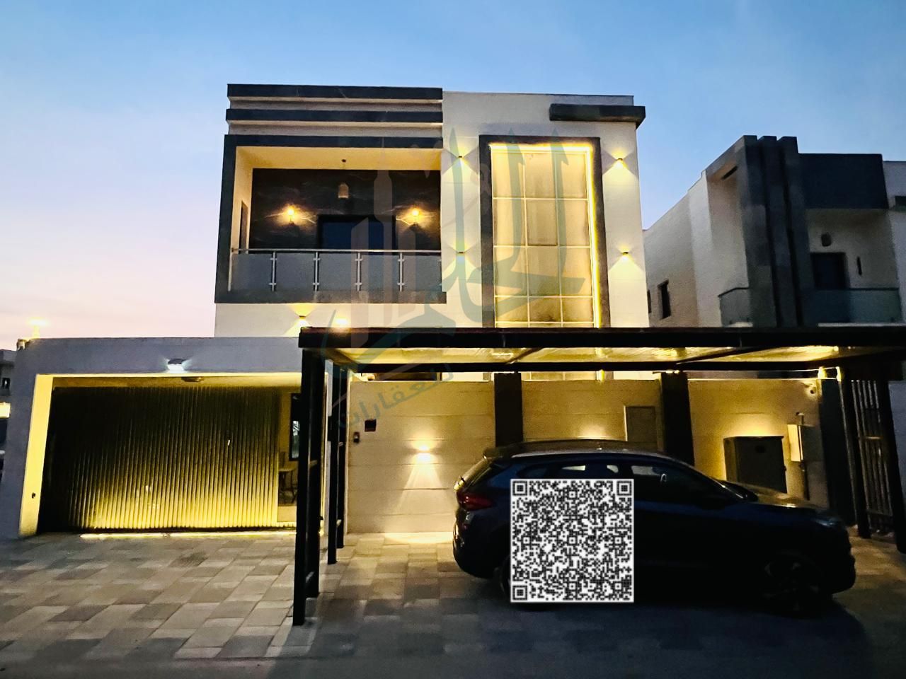 Villa for rent in Al Bahia area Fully furnished villa ready for immediate move in. There is a setback in front of the villa with an external canopy,