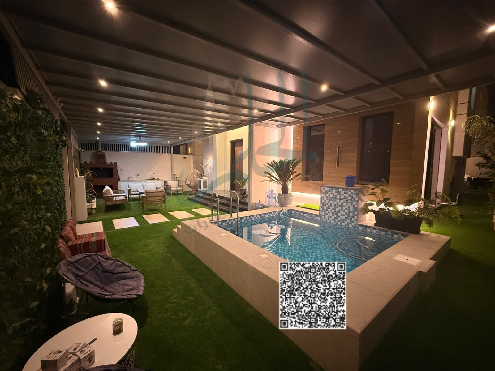 A luxury VIP villa in Al Zahya, fully furnished with premium finishes, featuring a private swimming pool and an equipped gym—perfect for those seeking