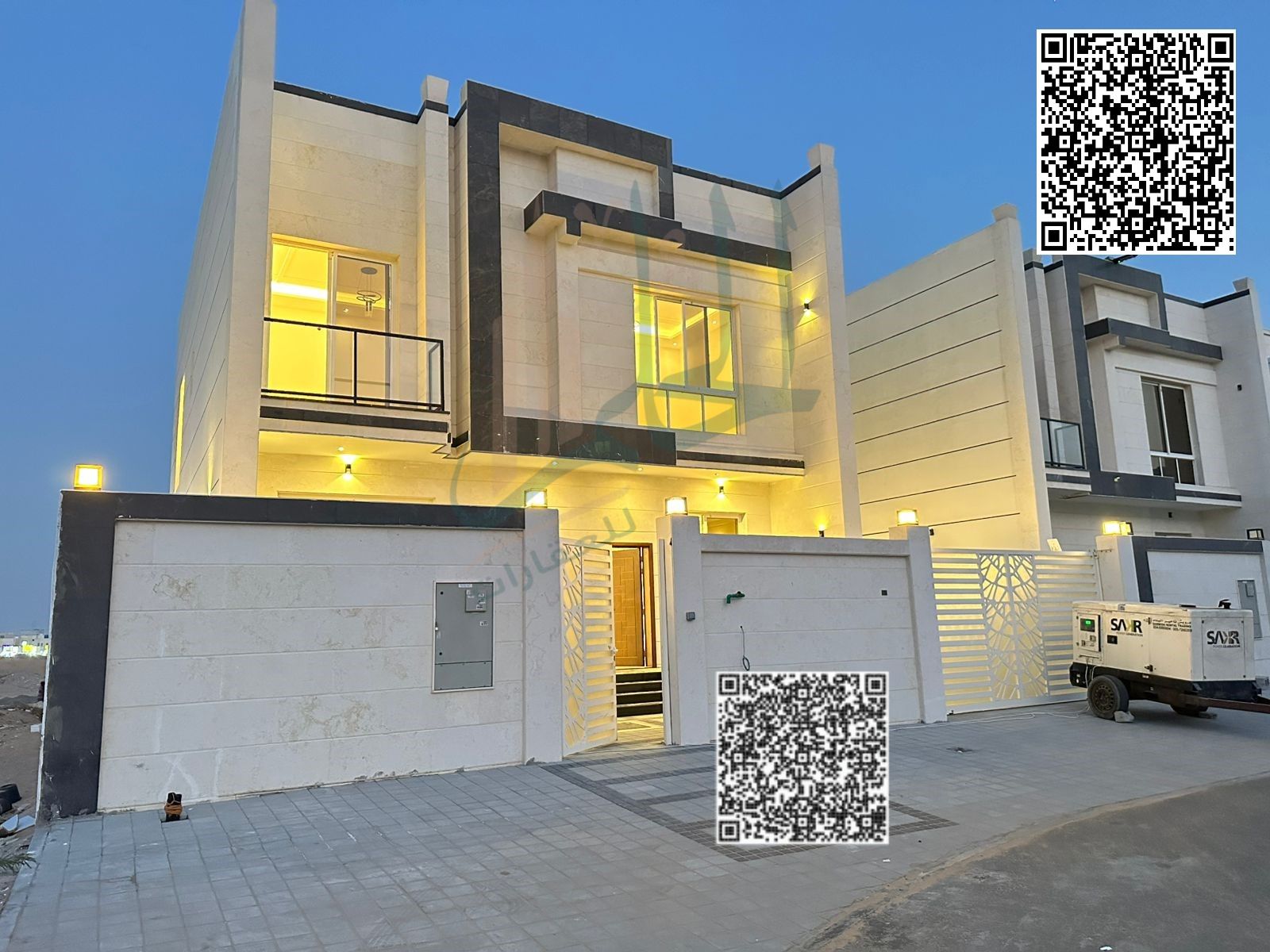Strategic location in the Al Zahia district, close to all services, schools, and parks. A spacious front setback in front of the villa easily accommo
