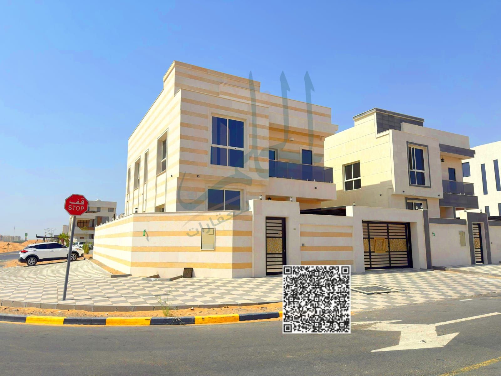 A luxurious villa for annual rent in the Al Amera area of Ajman, located in a prime corner location and available for first occupancy.