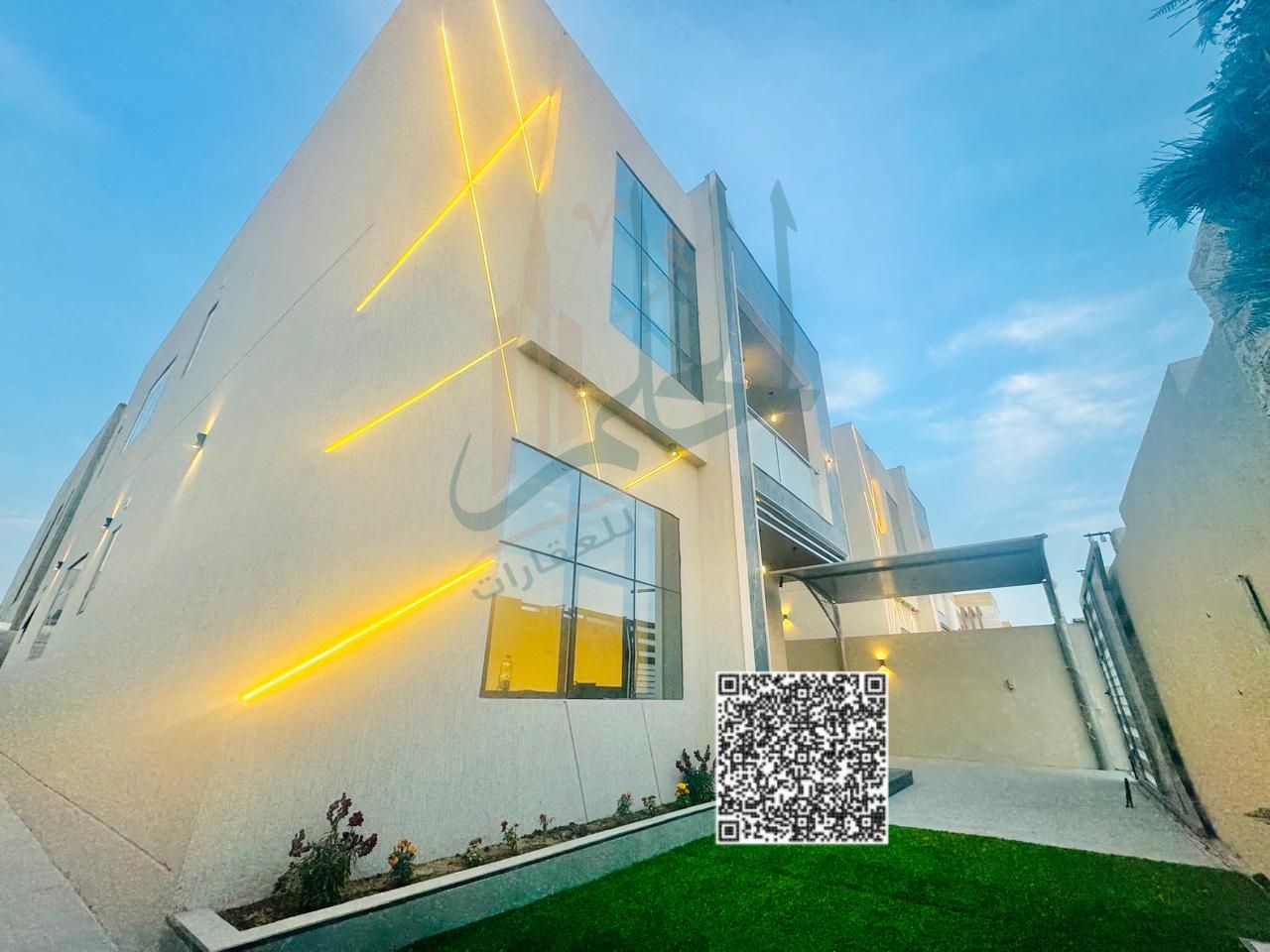 Villa for rent, first inhabitant, 5 bedrooms, living room, maid's room with air conditioners