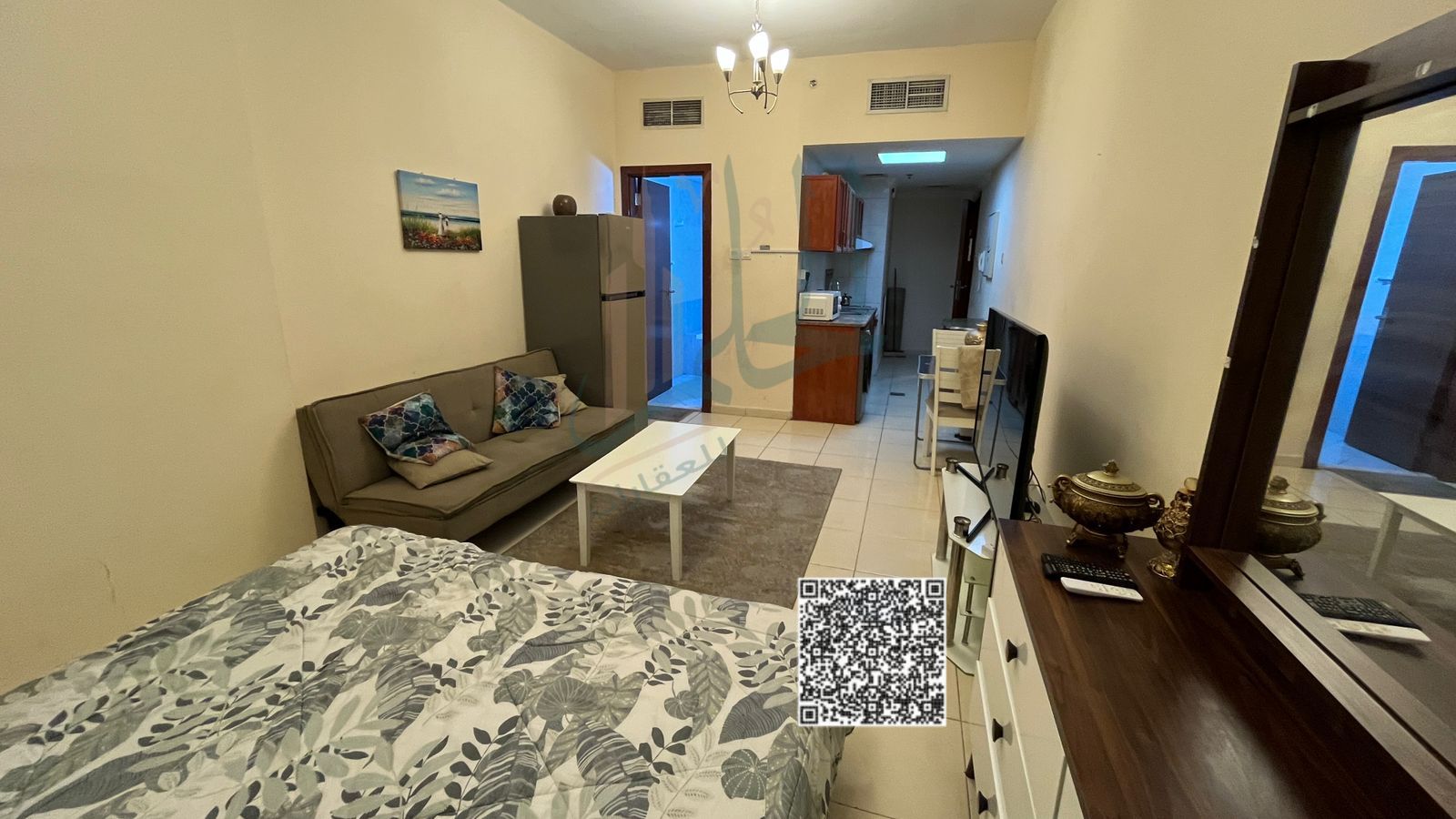 Studio for sale in Orient Towers, down payment of 140,000, monthly installment of 2,750, fixed, high floor