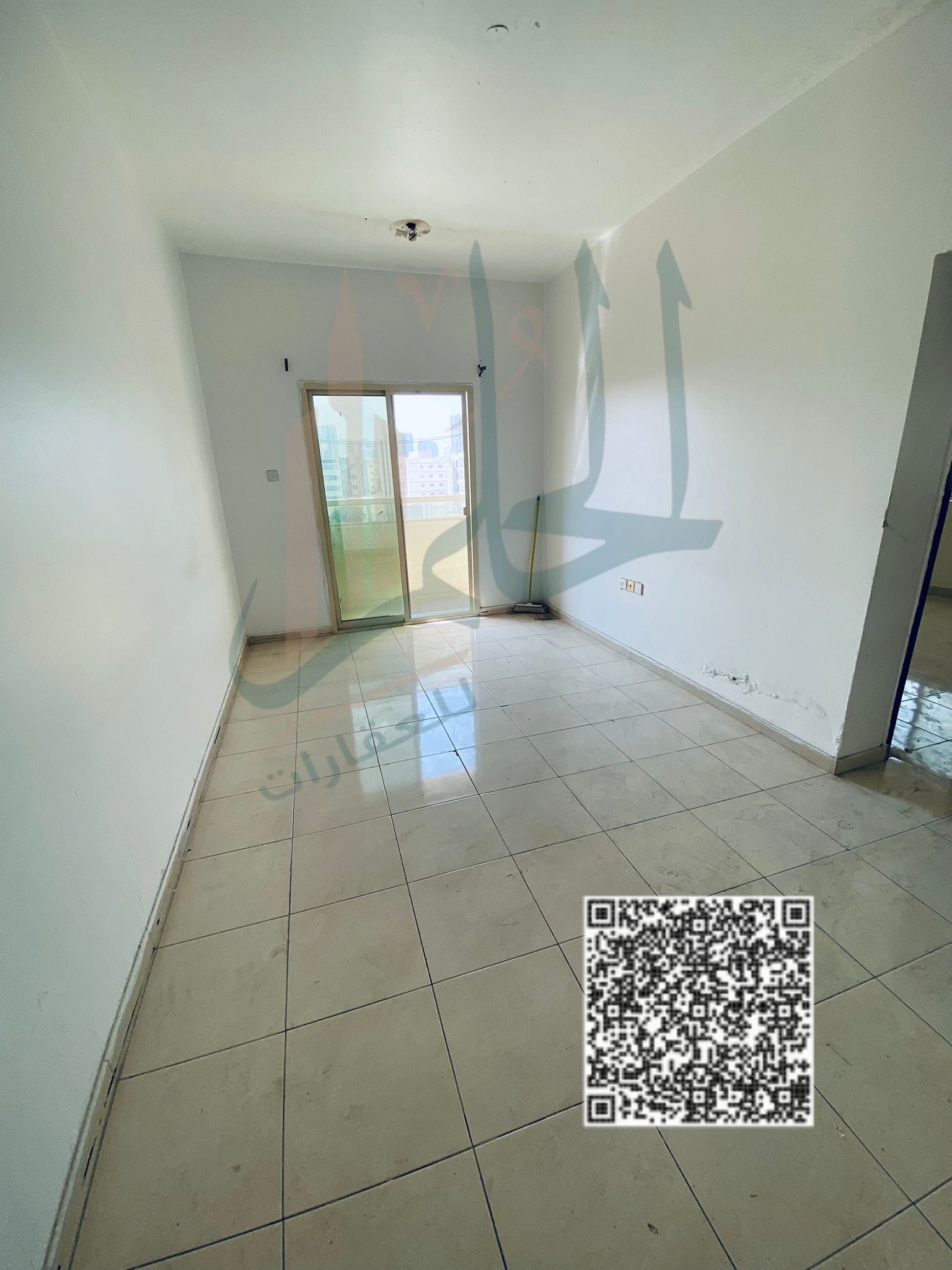 One bedroom hall balcony 2 bathrooms for annual rent in Al Rashidiya 2 families only