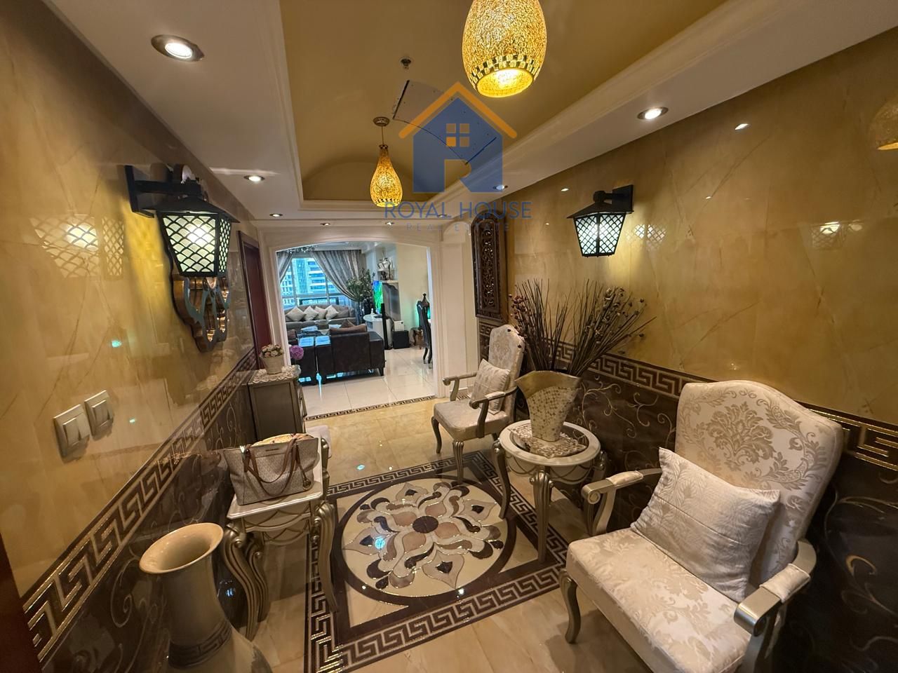 Two rooms and a living room converted into three rooms