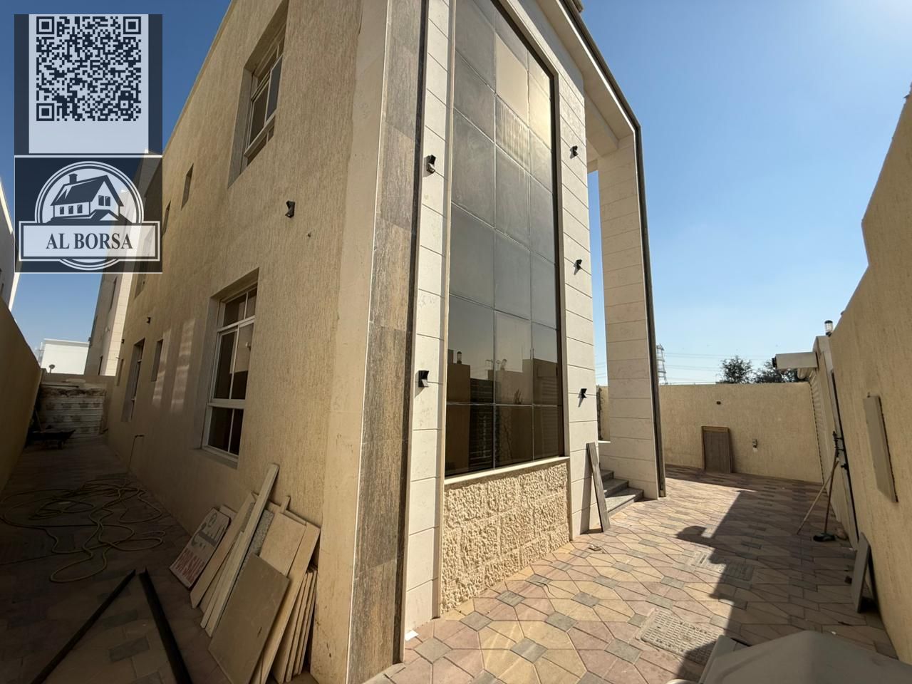 Villa for rent in Al Yasmin, first occupancy, with swimming pool