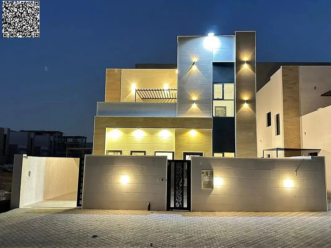 A modern luxury two-story villa, including registration and ownership fees, luxury finishes, and freehold ownership for all nationalities.