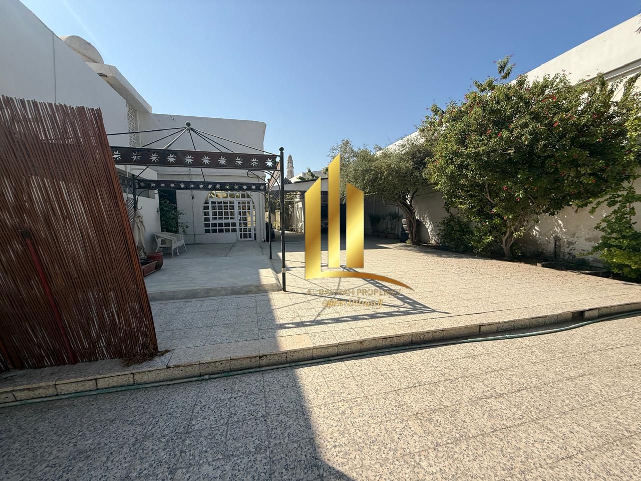 Ground floor villa for sale in Sharjah, Al Qadisiyah area. It has two electricity meters.