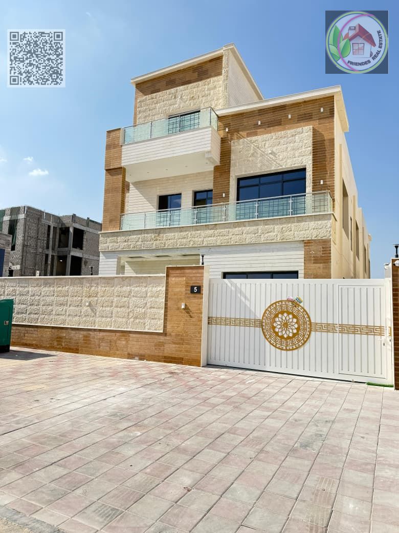 Villa in Al Zahiyah, Ajman | Distinctive modern design | Corner plot on two streets | Freehold ownership for all nationalities | Close to the mosque a