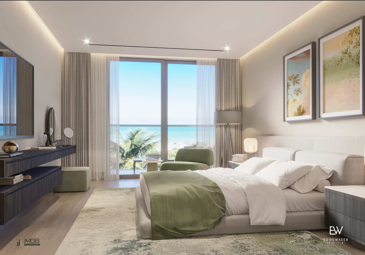 Refined 2 BR Sami-Furnished apartment | Edgewater Phase 1, Dubai Islands