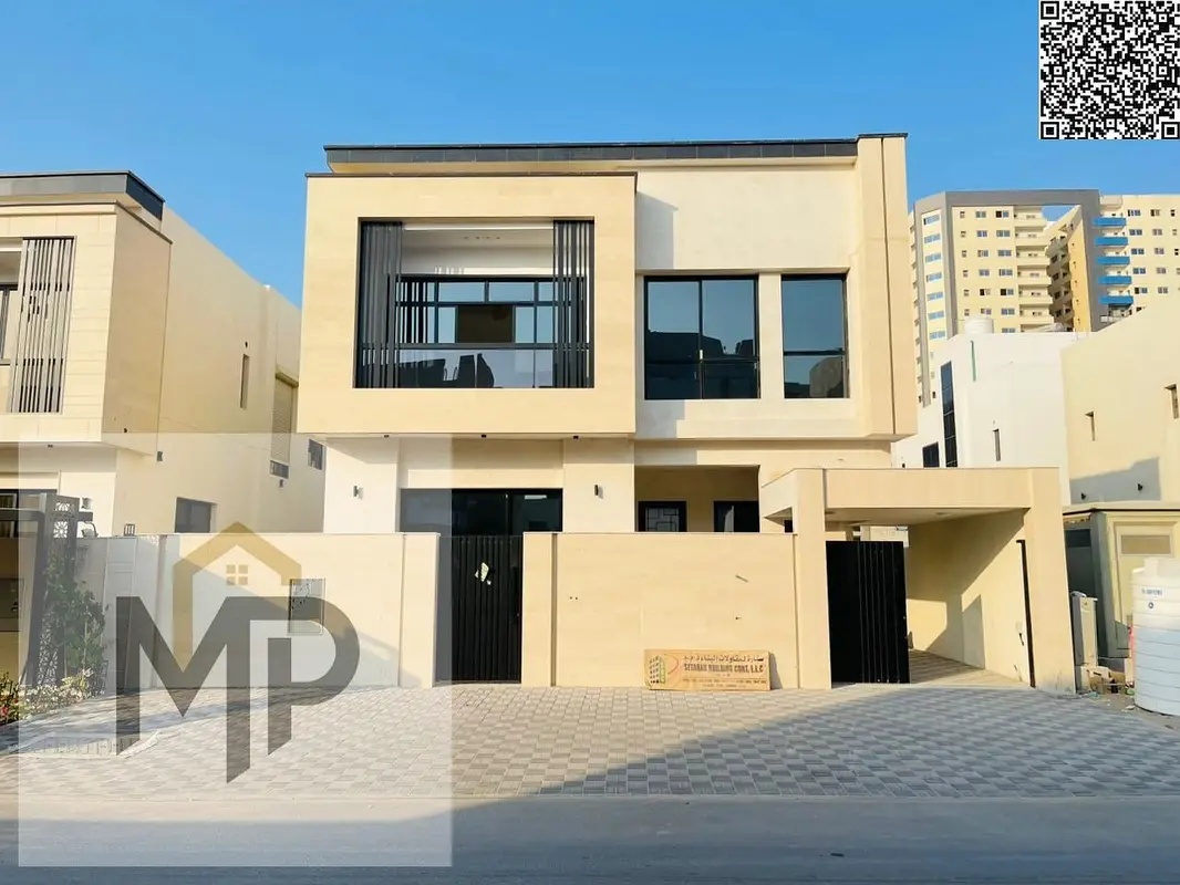 Villa at an affordable price, including registration fees, in one of Ajman's most prestigious areas. Freehold ownership for all nationalities.