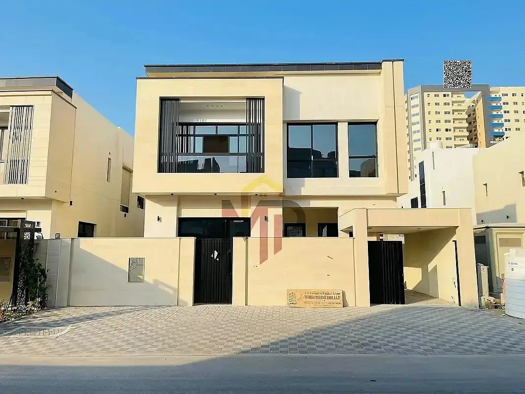 Villa at an affordable price, including registration fees, in one of Ajman's most prestigious areas. Freehold ownership for all nationalities.