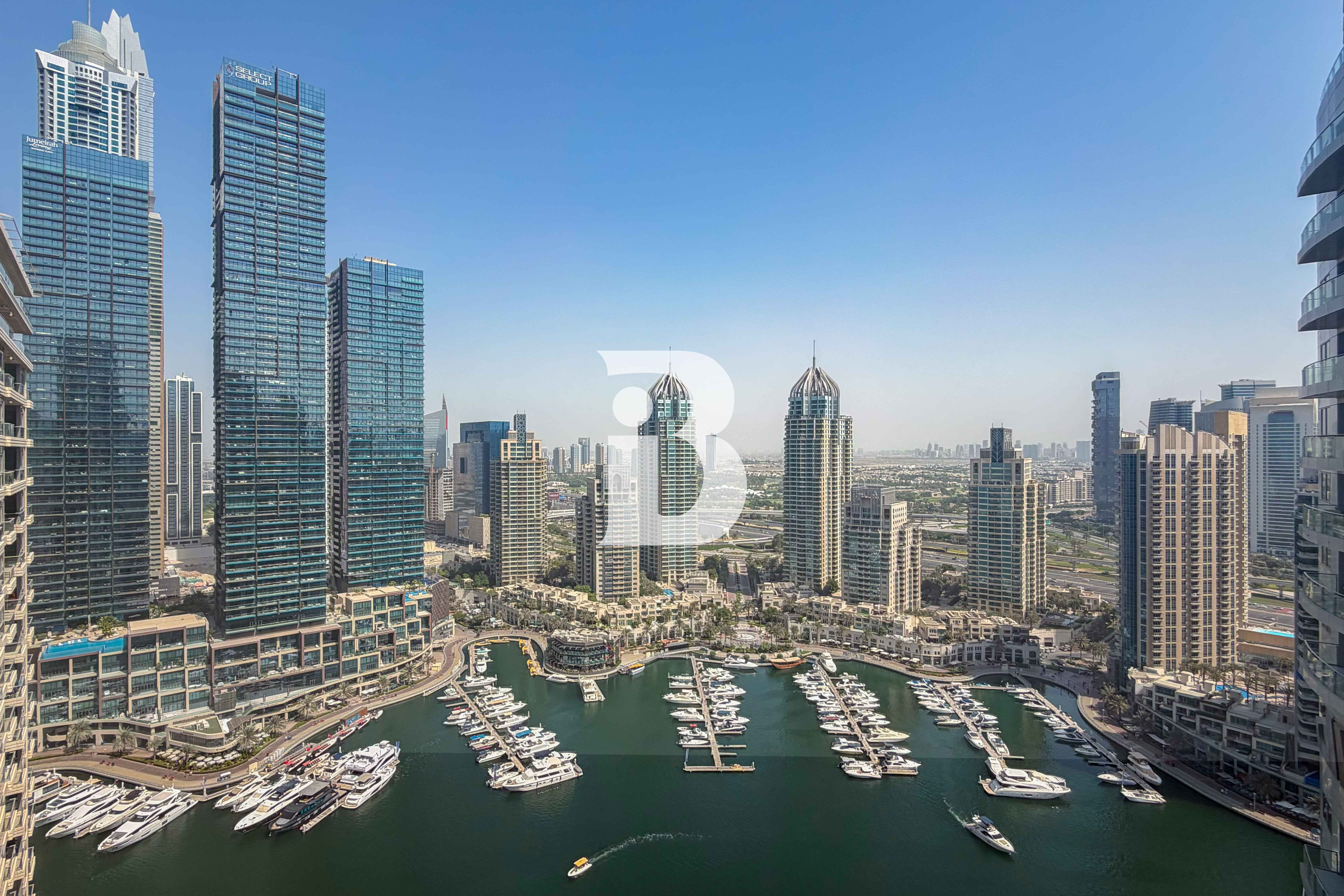 FULL MARINA VIEW | HIGH FLOOR | SPACIOUS