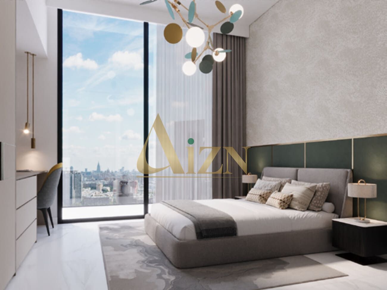 Luxury 3-Bedroom Apartment | Azizi Milan 9 | Pool View