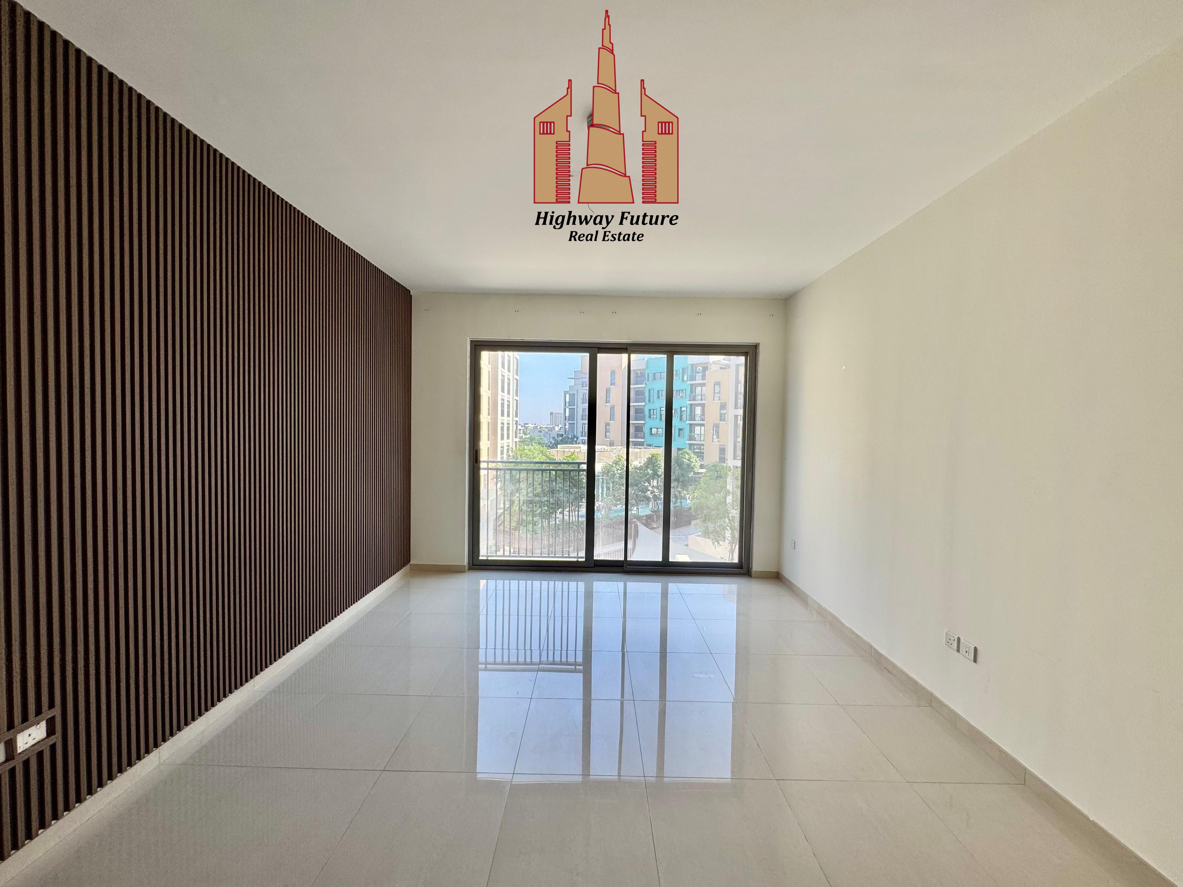 Spacious Pool View Studio | Uptown Alzahia community | Footbridge Access to Alzahia city center