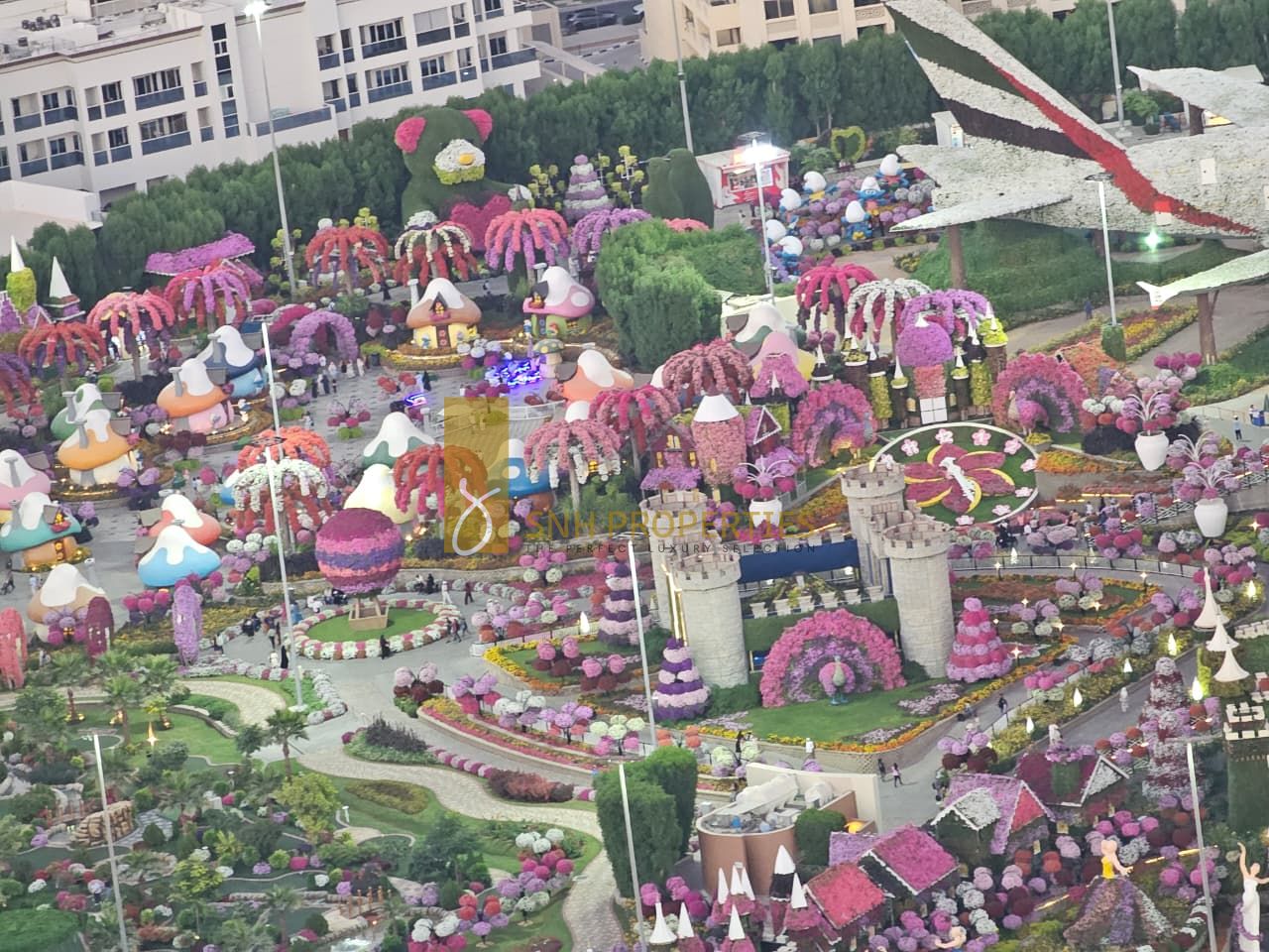 SEMI FURNISHED | MIRACLE GARDEN VIEW | TOP FLOOR