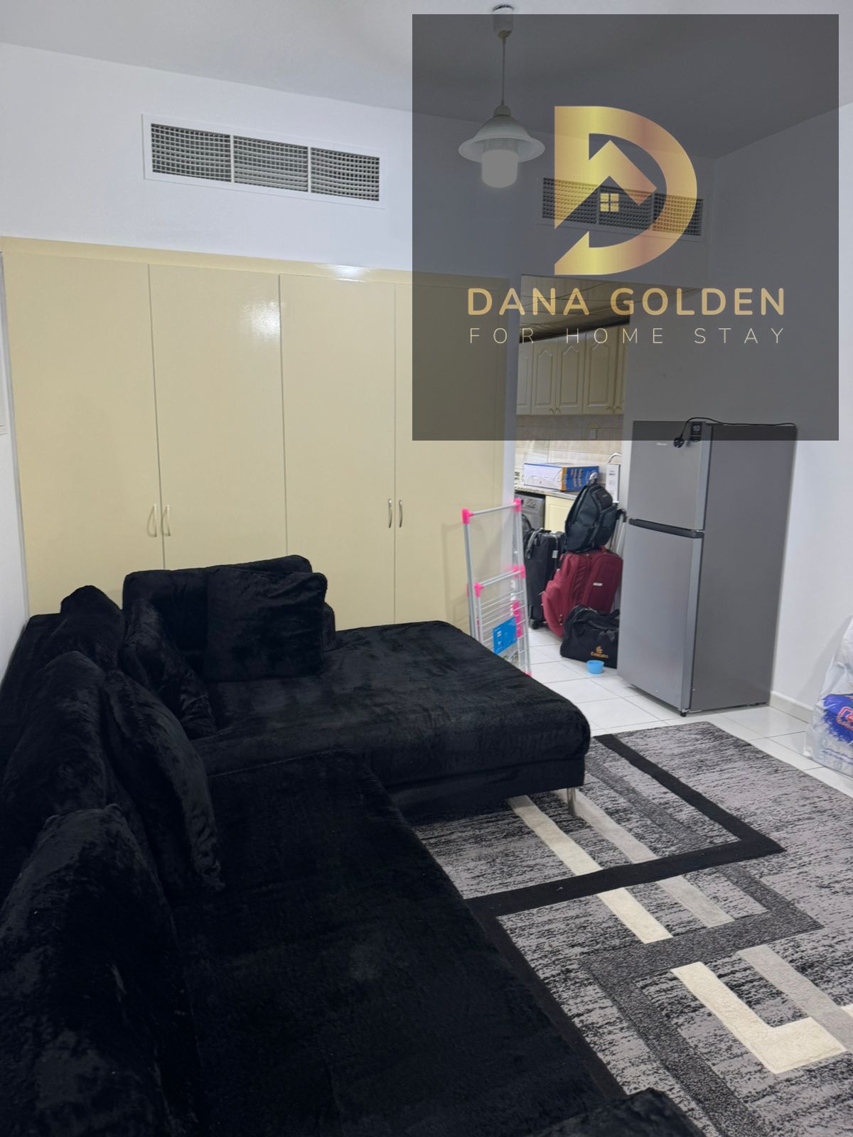 Furnished studio apartment for rent in Al Taawun Hotel