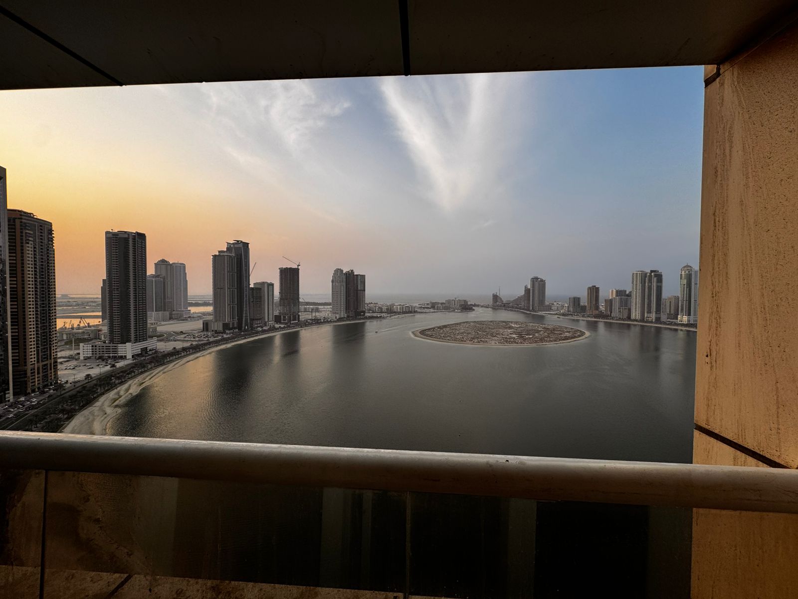 For Rent 2-Bedroom Apartment in Al Waha Tower – View of Al Mamzar