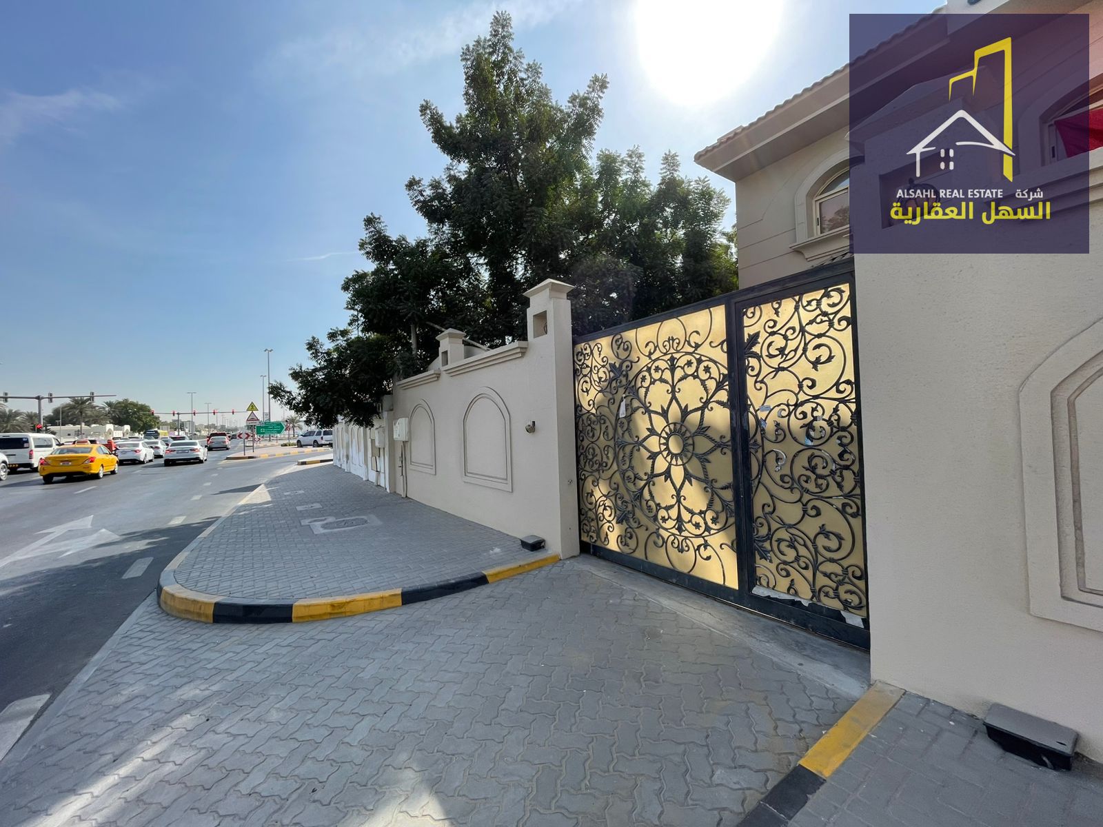 Exclusive limited-time offer from Al Sahel Real Estate For sale: two attached two-storey villas in Sharjah, Al Jazzat area (Al Raqa’a), with a total l