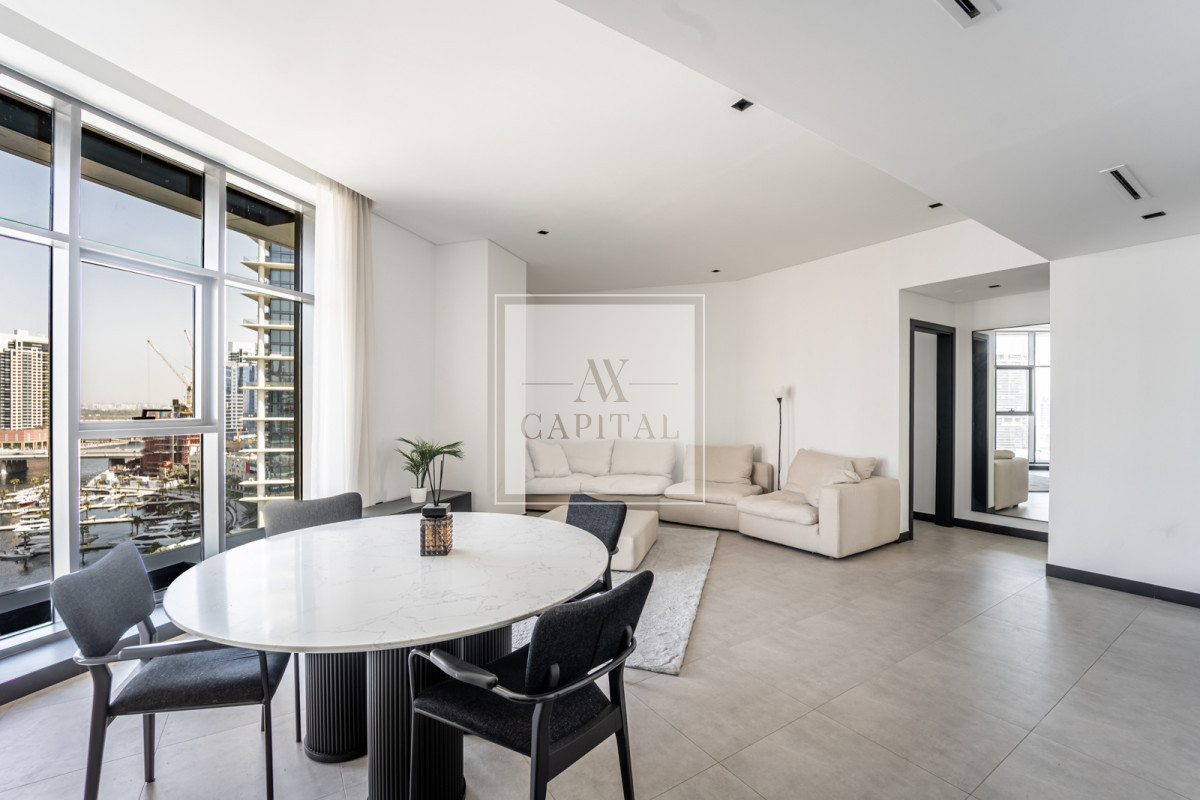 Canal and Burj Khalifa View | Modern furnishing