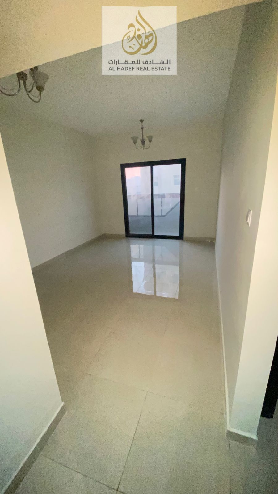 One bedroom, living room, balcony, bathroom, and kitchen
