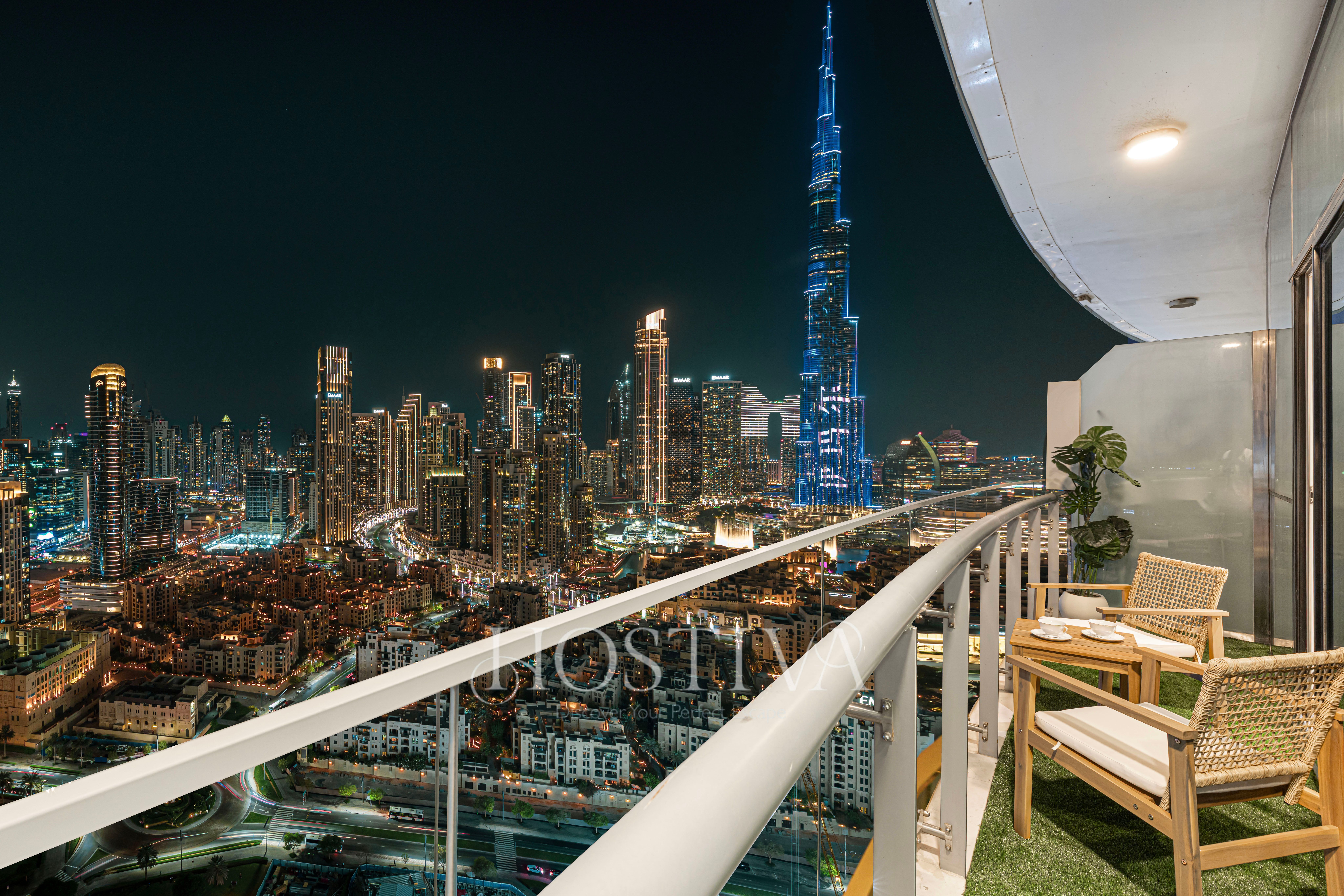 Luxurious | Burj khalifa view | Fountain view