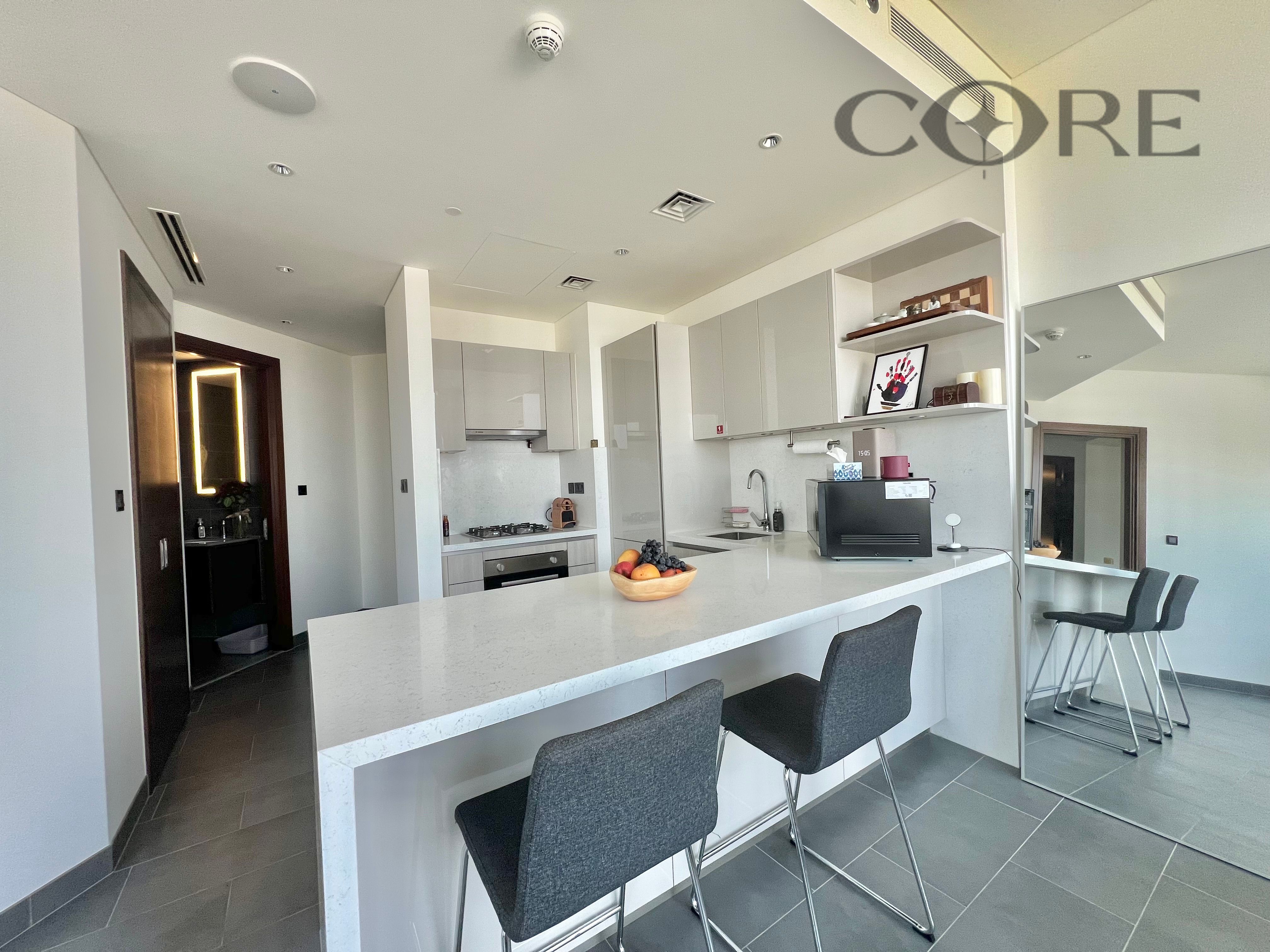 Burj Khalifa view | Kitchen Island | One-of-a-kind