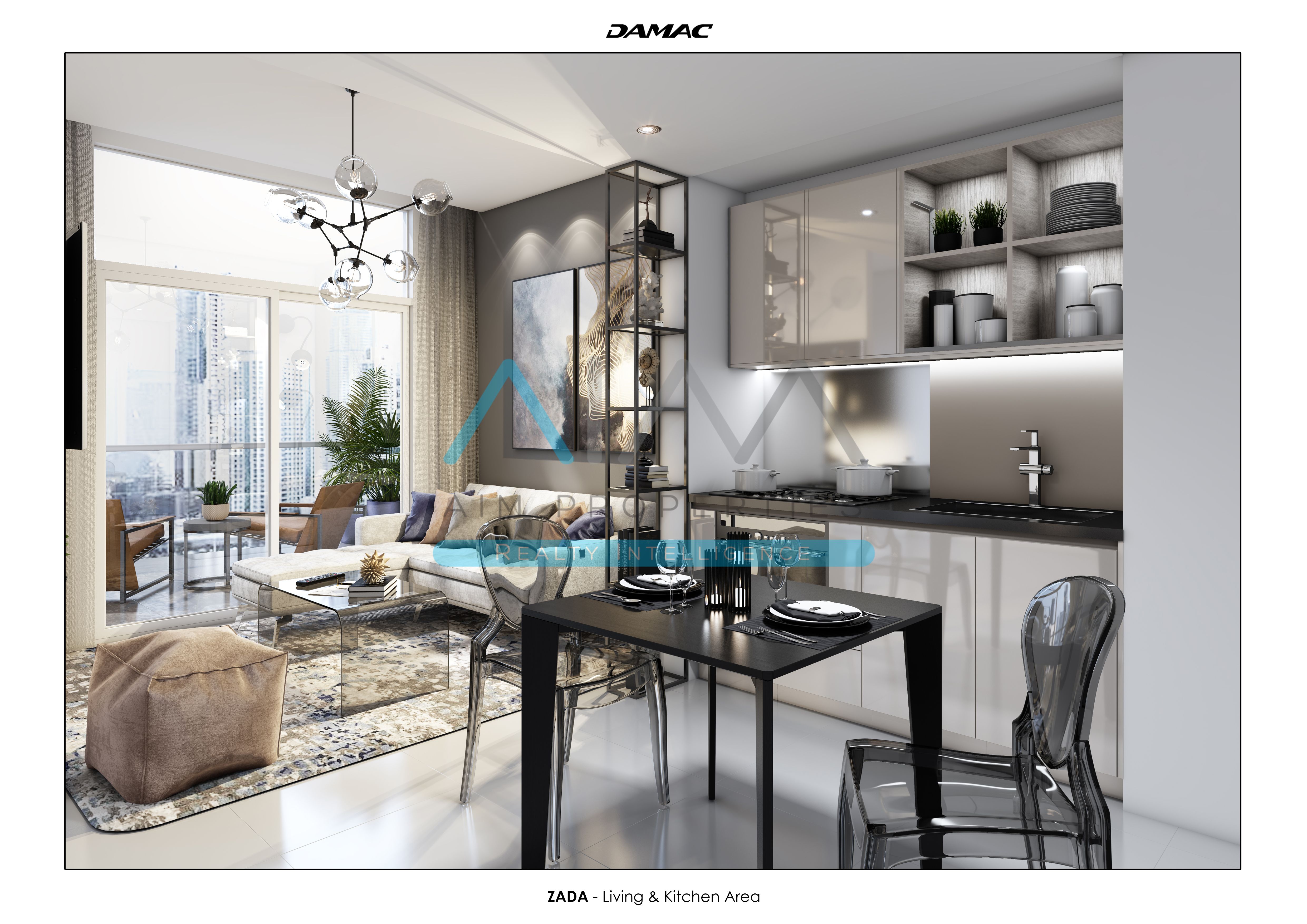 FULL BURJ KHALIFA VIEW BRAND NEW 2BR/H/L VERA RESIDENCE BRIGHT SPACIOUS SIZE