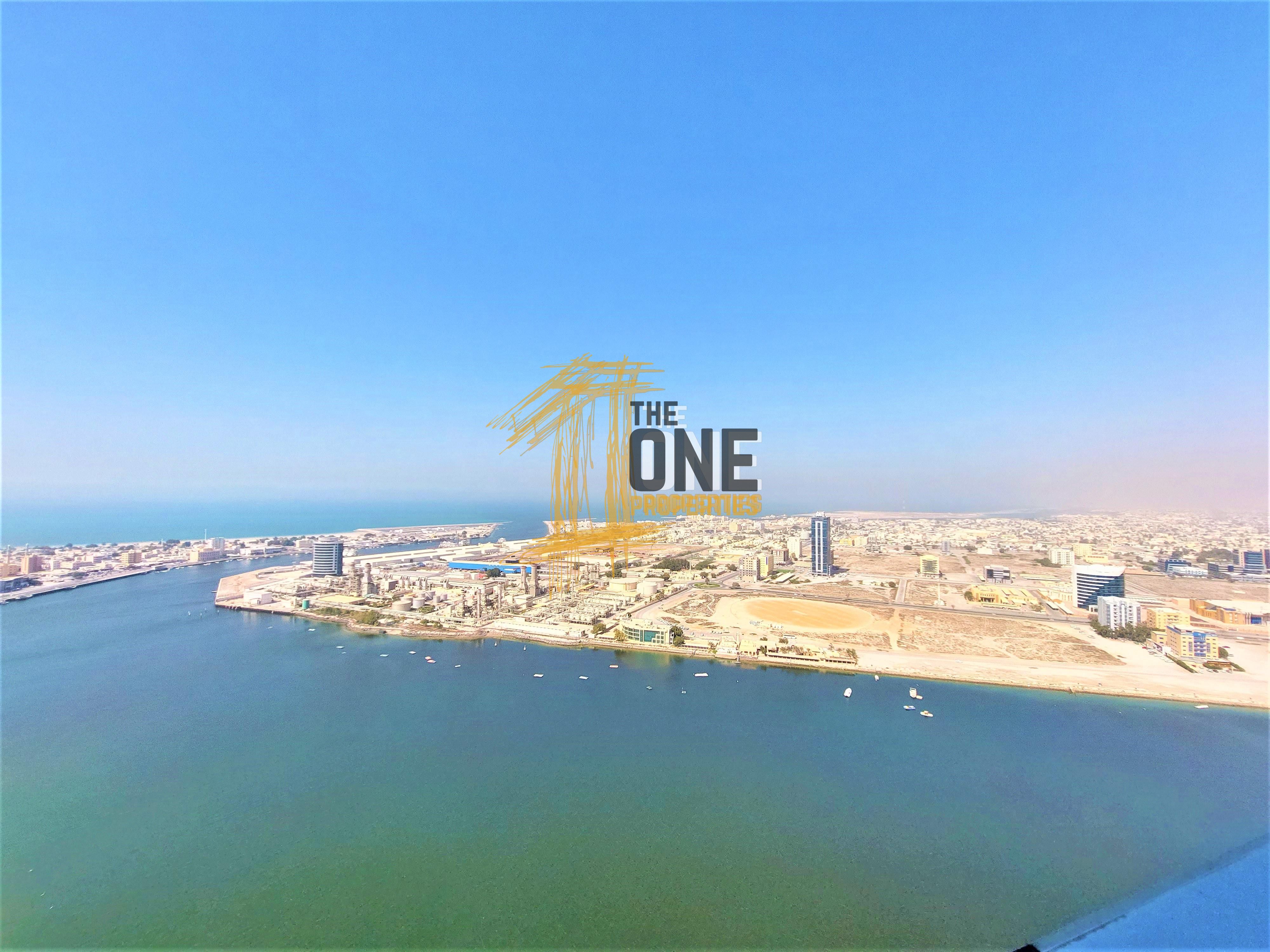 Charming 3BR Apt. in Julphar Towers |Water View