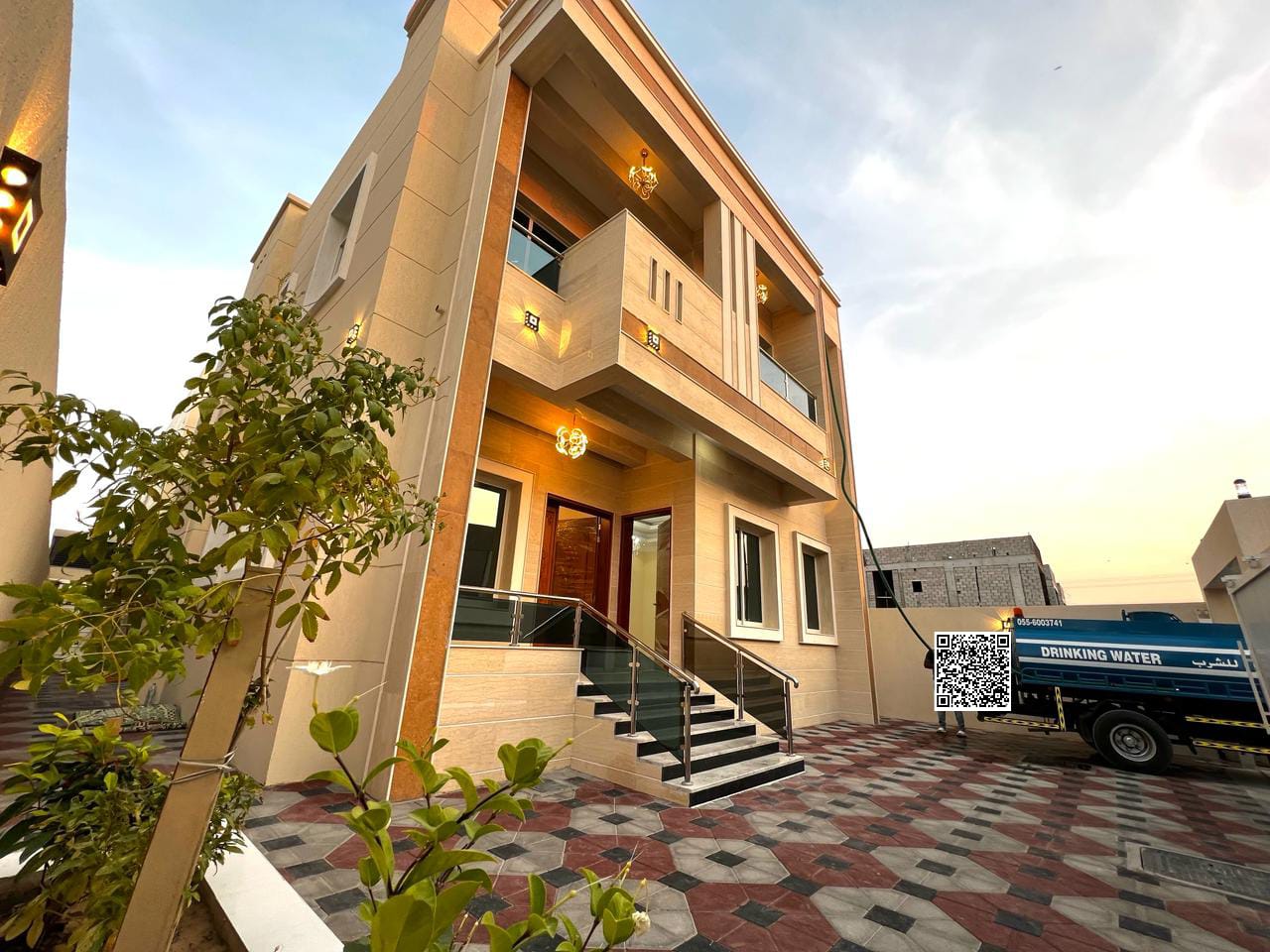 No down payment required - Own a luxury villa including registration fees, electricity, water, and air conditioning - Directly opposite a mosque - Clo