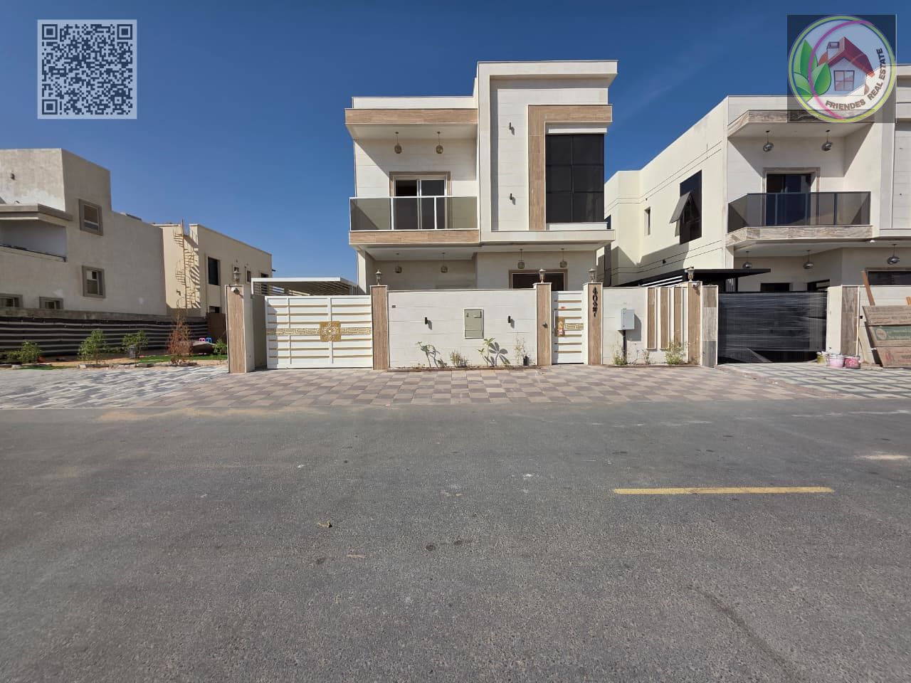 Villa in Al Zahiyah, Ajman | Electricity and water included | Freehold for all nationalities | Close to the mosque and all services