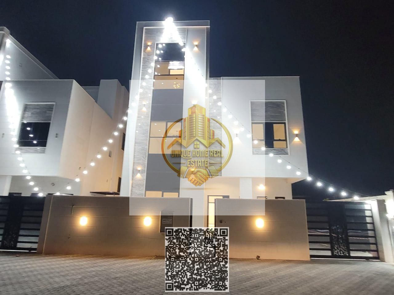 Spacious Double Story 6 Bed Room Villa With Roof - 100% Free Hold For All nationalities - Best Location Of Ajman