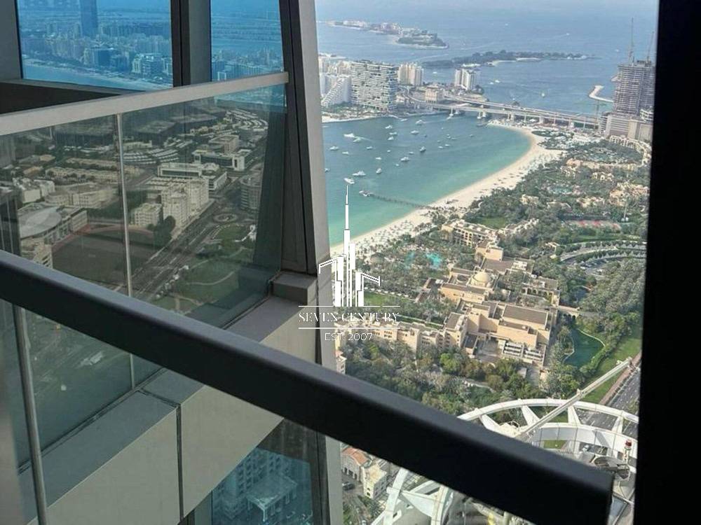 High Floor | 3BHK Fully Furnished | Sea View
