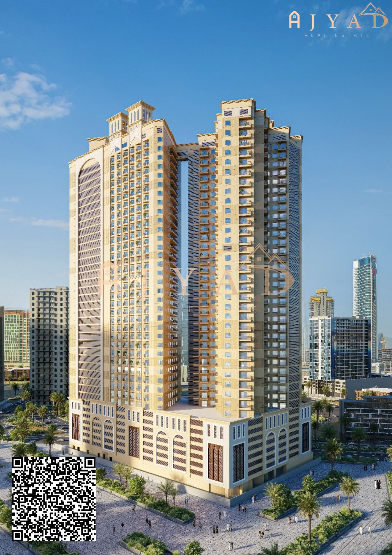 1BHK Apartments for Sale in Barajeel Towers, Ajman – Starting from AED 709,000 | Luxury Living