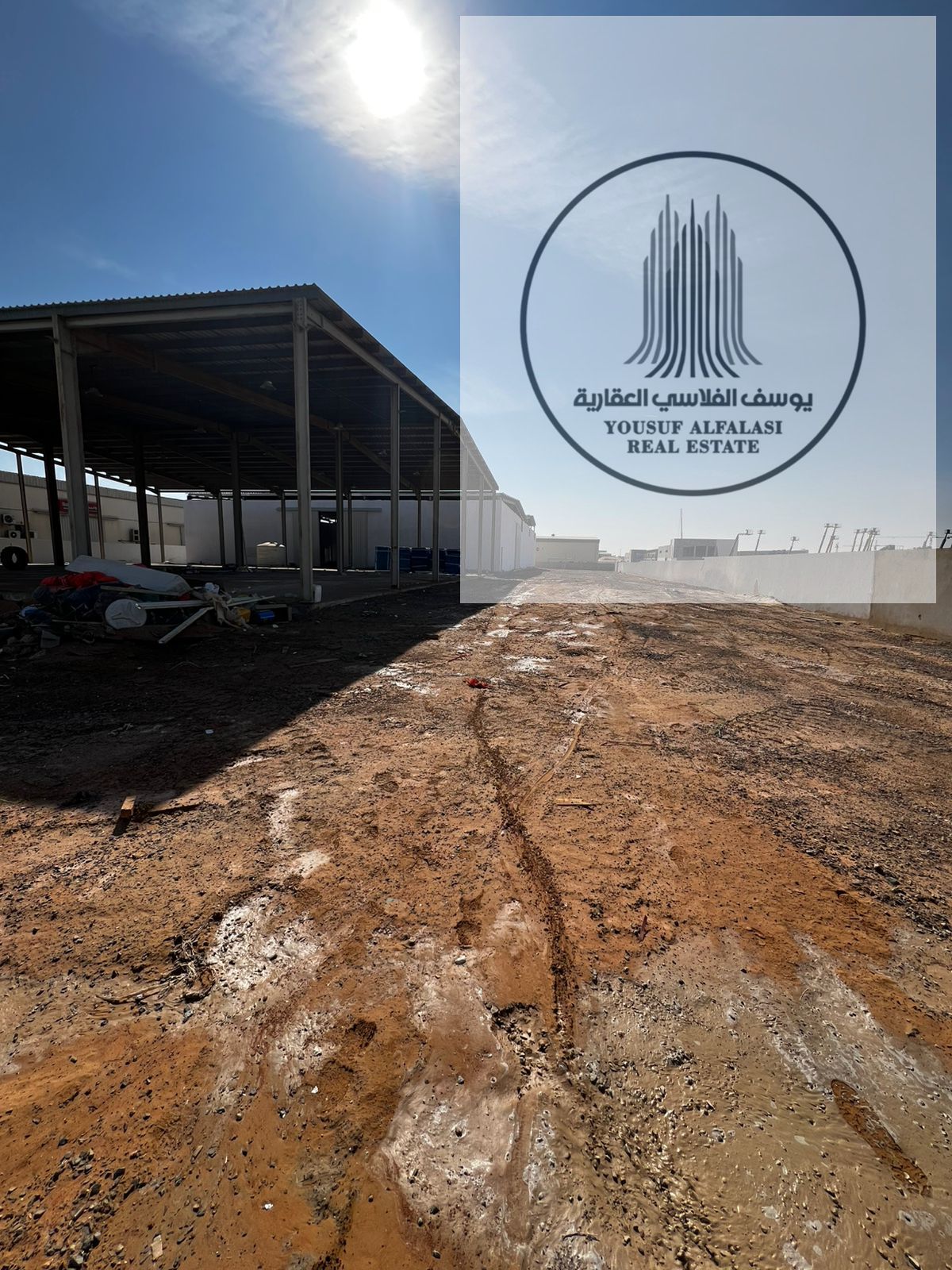 Yard And Warehouse rent in UMM AL QUWAIN - 22000 SQ FT - 110 KW - Price 450000 AED