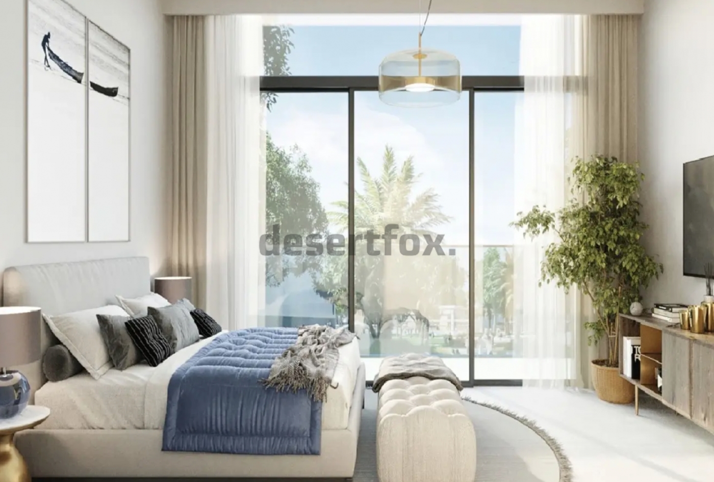 Middle-Unit 4BR Villa | 5 Baths | South Bay Dubai South