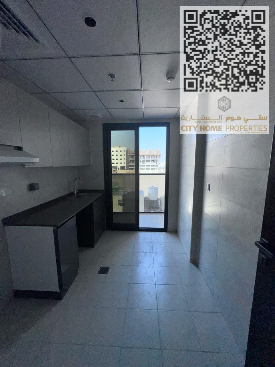 Lowest-price 1BHK apartment – first occupancy – new building in Al Jurf 3, Ajman – annual rent – secure and upscale area – close to Dubai & Sharjah ex