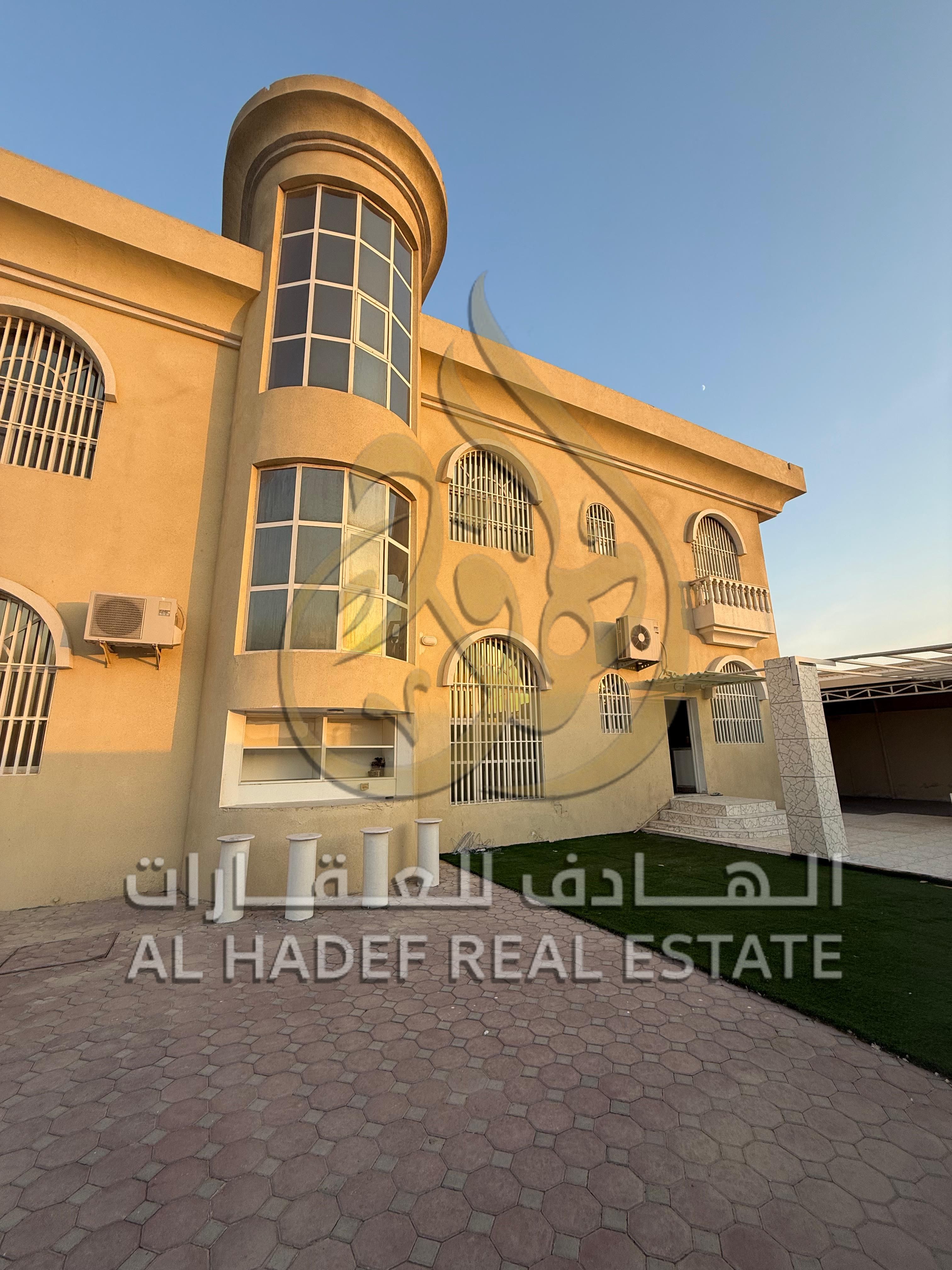 Luxurious Villa for Rent in Wasit - Al Quoz, Sharjah Location: Wasit - Al Quoz, Sharjah The villa consists of two floors with a spacious