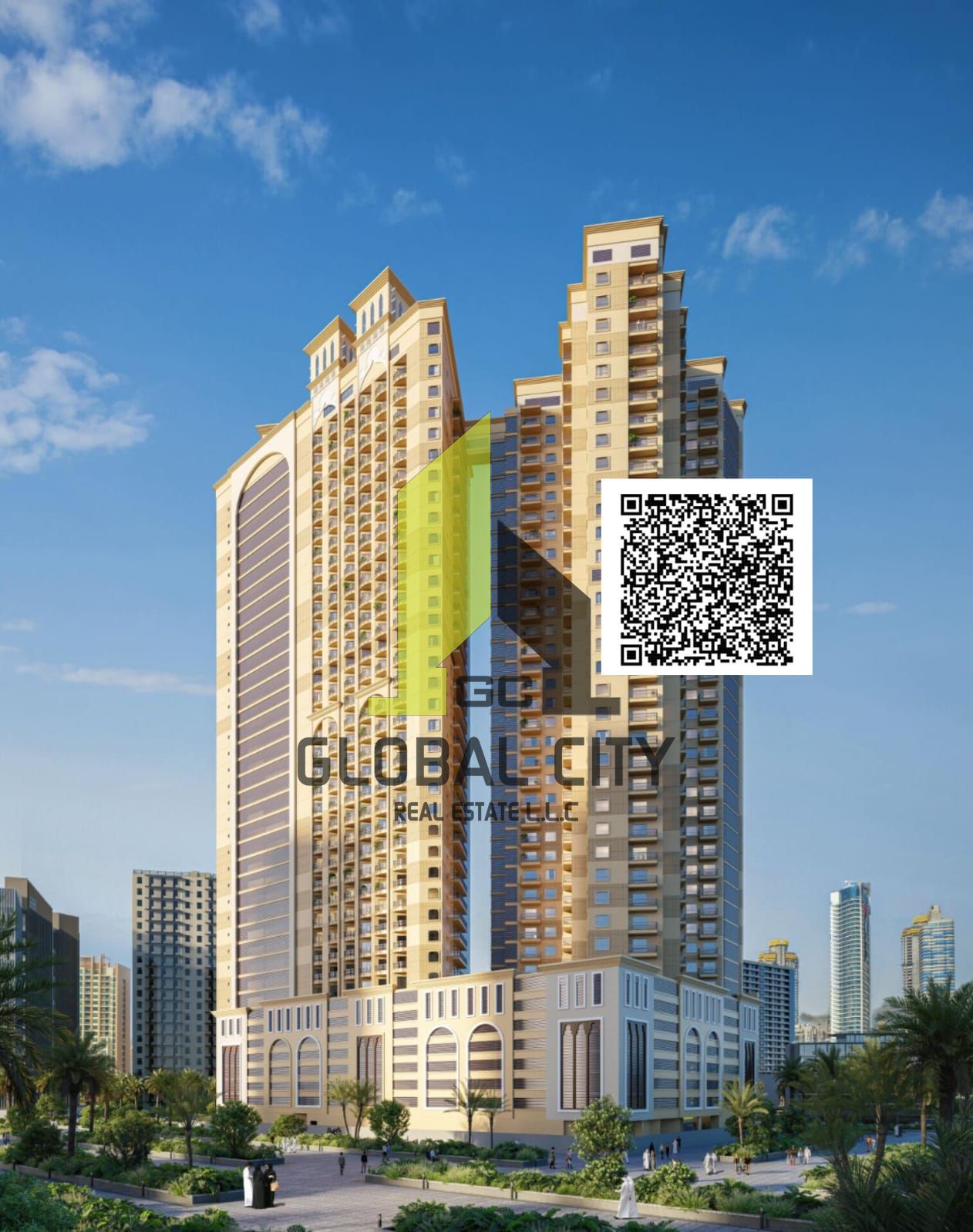 Barajeel Tower | 1BHK for Sale | 572 sqft | Downpayment AED 35,498