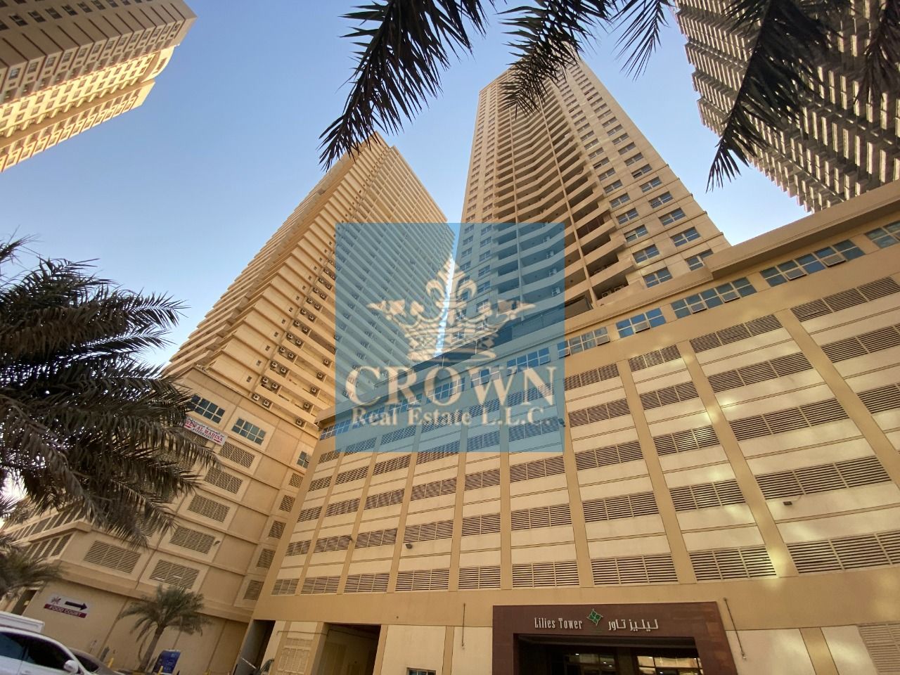 Best Offer!Big 1 Bedroom Hall w/ parking in Lilies Tower Ajman