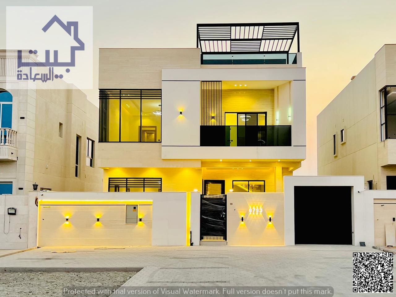 For sale : modern villa in Al Zahia (2 floors + roof), incl. registration , freehold for all , no yearly fees , offered at an excellent price.