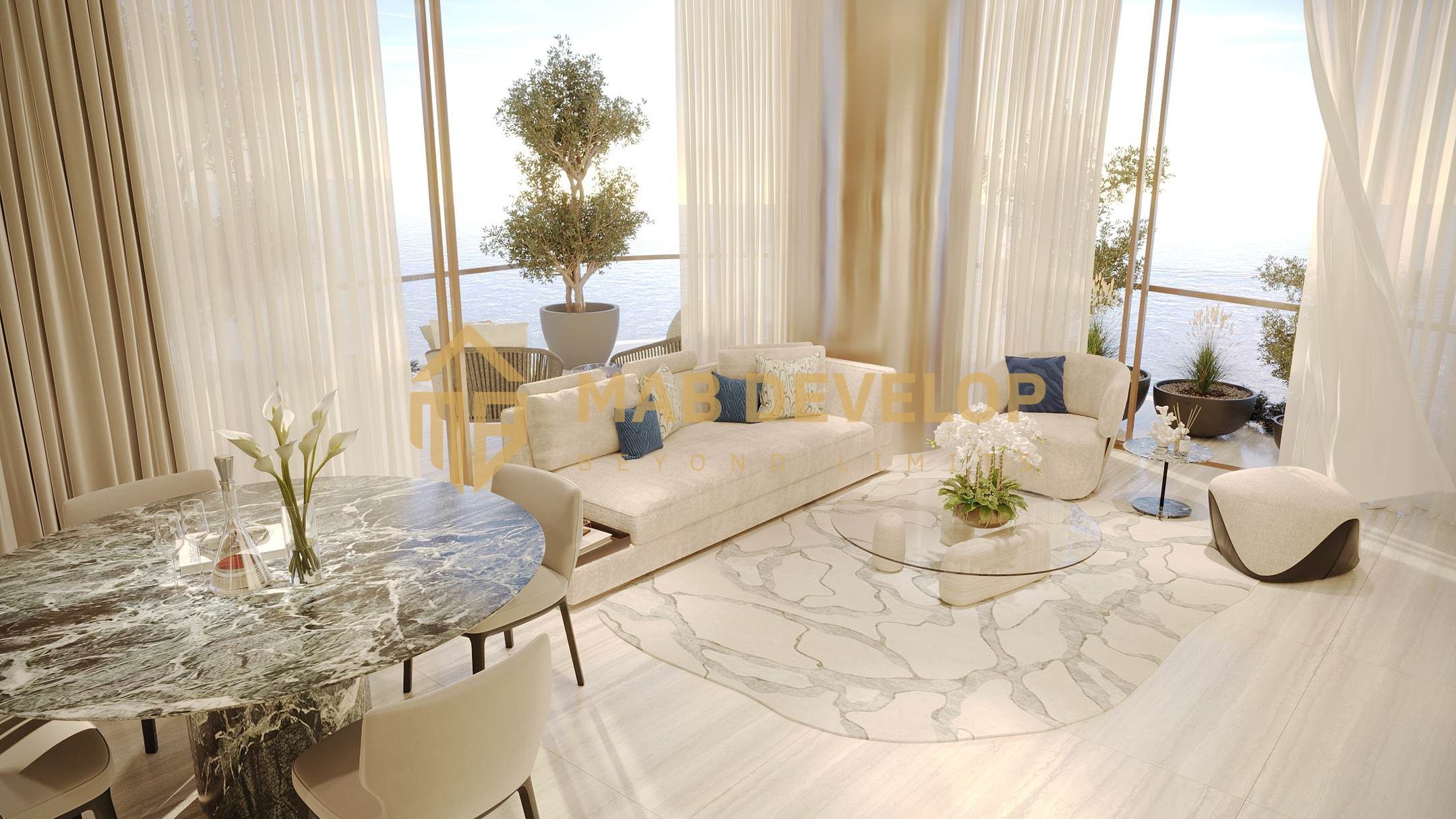 2BR+Study+Private Jacuzzi | Furnished | 2 Years PHPP | Sea View