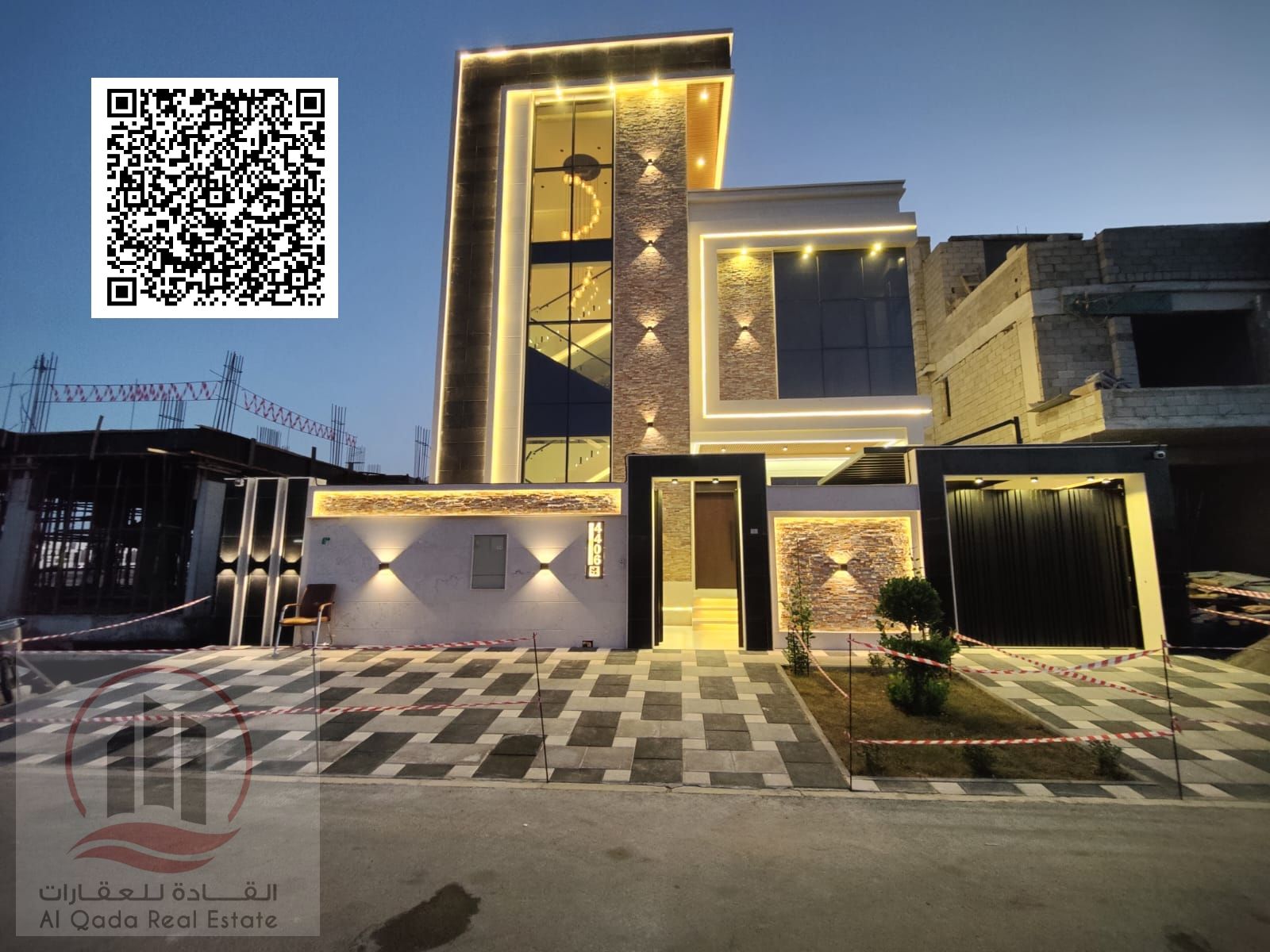 For sale, a villa in Ajman Al Yasamn,5 master rooms, a Majles room, a hall, and a maid’s room, freehold for all nationalities, Installment with out do