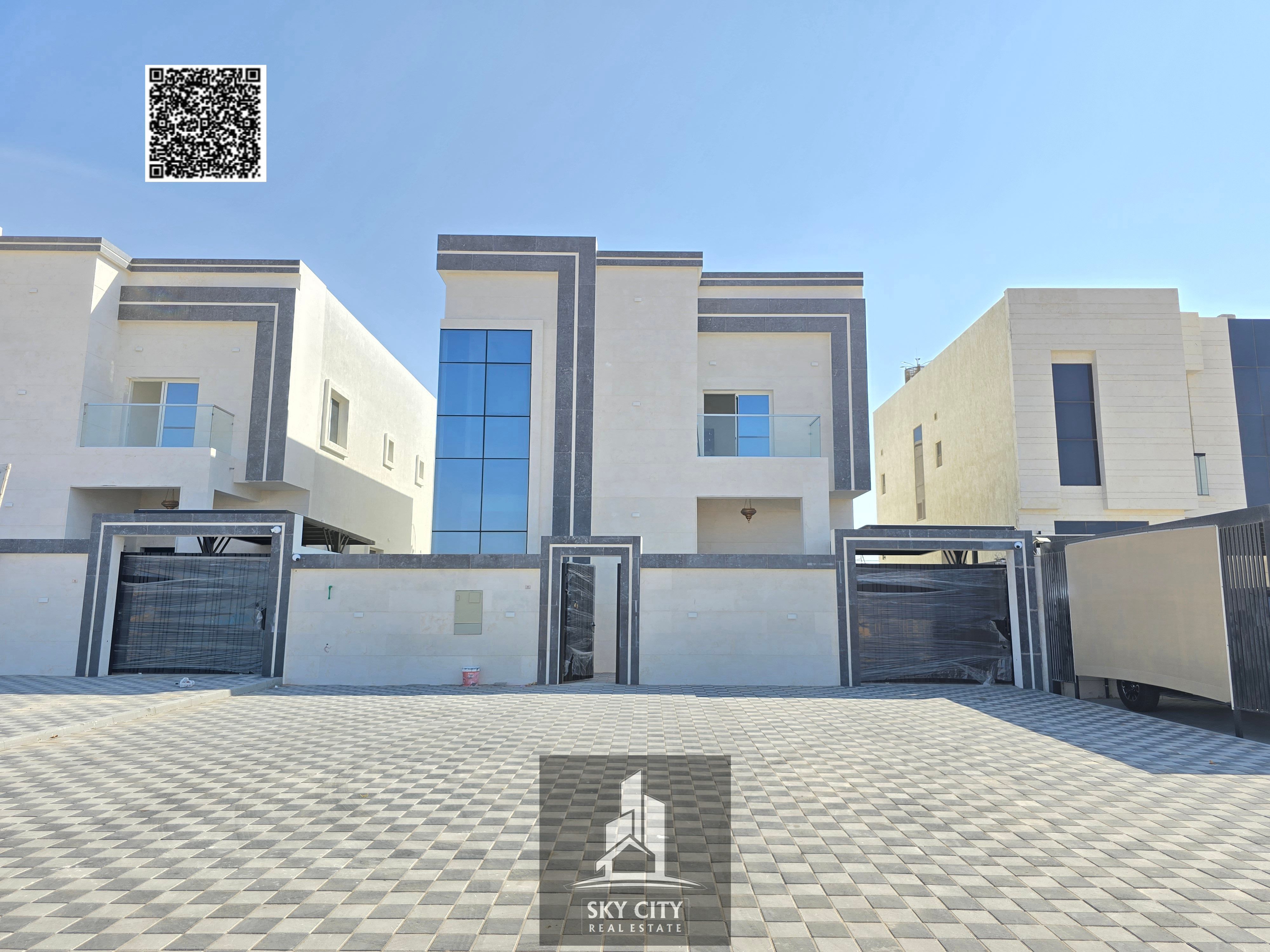 Villa for sale behind Al Qabail Mall on Sheikh Mohammed Bin Zayed Road, prime location, large front setback