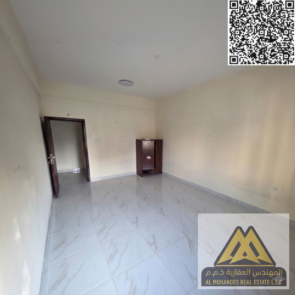 Balcony with a stunning view and spacious area | Prime location near Ajman Marina | Ideal for families due to its proximity to all services
