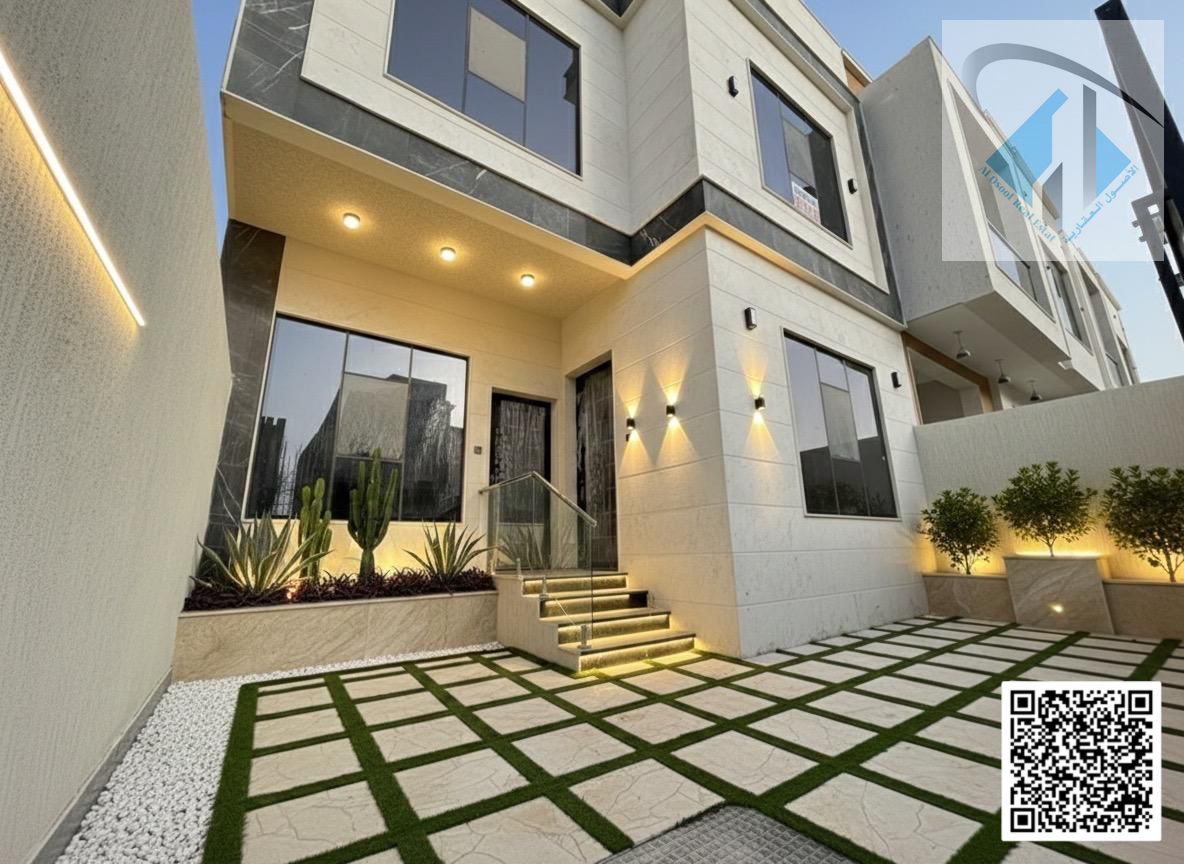 Villa for sale in Ajman, next to the Chinese market, directly on Sheikh Mohammed Bin Zayed Road. Freehold ownership for all nationalities.