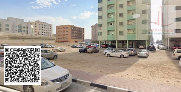 Land for sale in Al Nuaimiya area, residential/commercial permit, ground floor + 8 floors, excellent location.