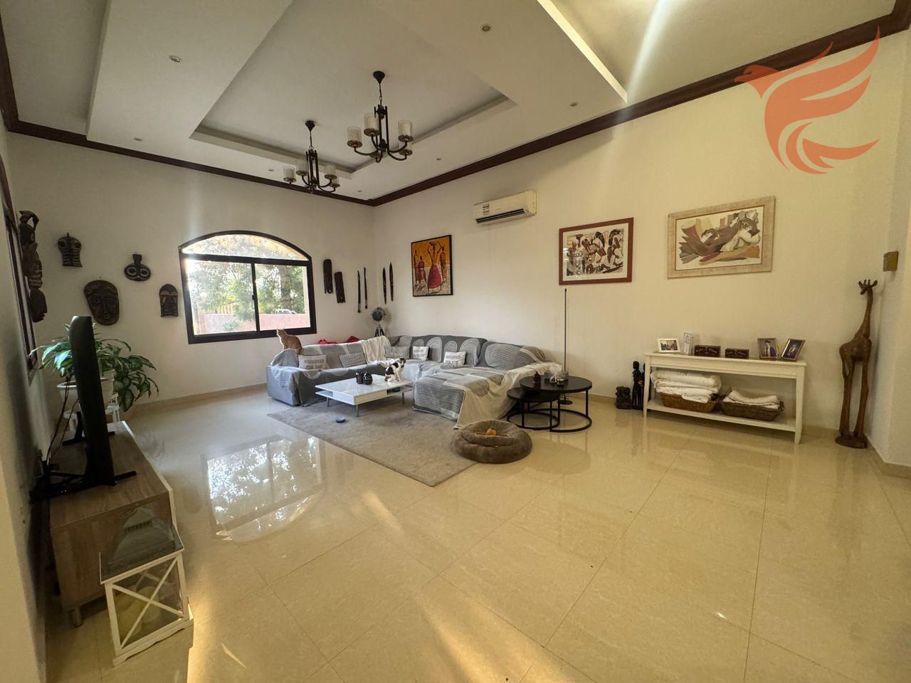 beautifull villa 4bhk for rent with pooll local fewa semi furnished in mairid rak