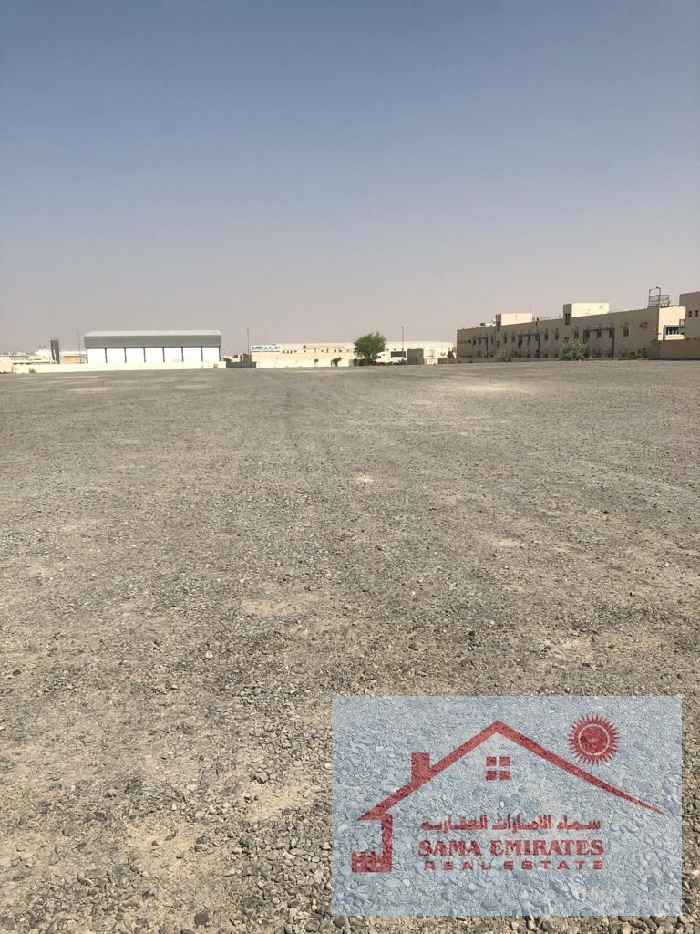FREEHOLD ALL NATIONALITY //18000 sq. ft industrial land // Asphalt Road main road // SAJAA