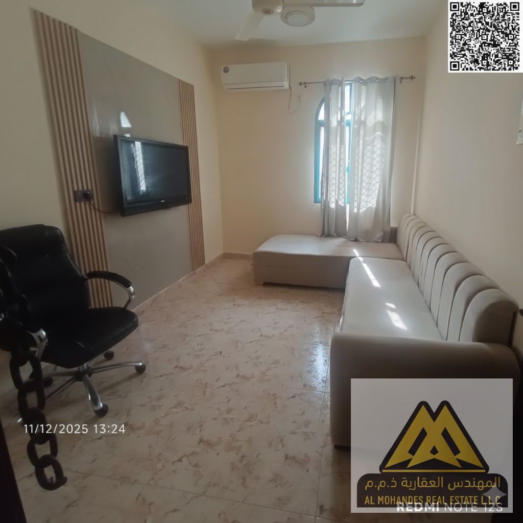 Fully furnished apartment for rent | Second row from the Corniche | Security deposit: 3000 AED check (non-cashable)